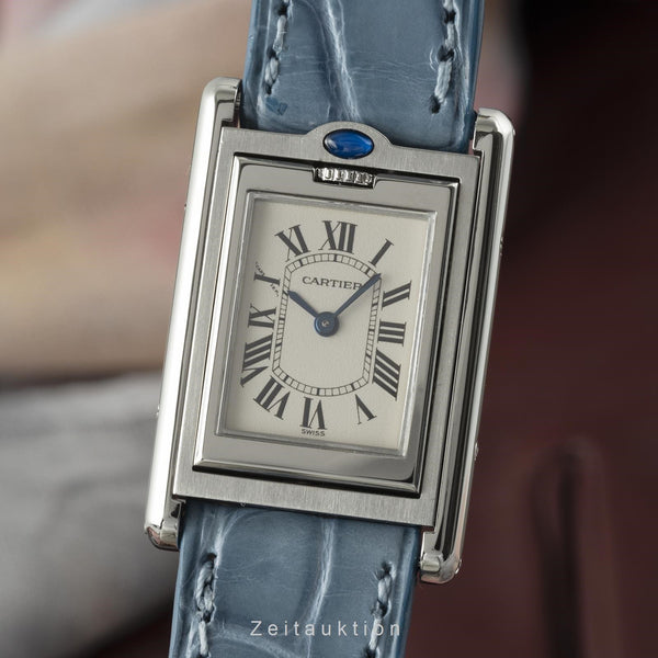 Cartier Basculante acero cuarzo reloj para damas  2386  [2201164]
