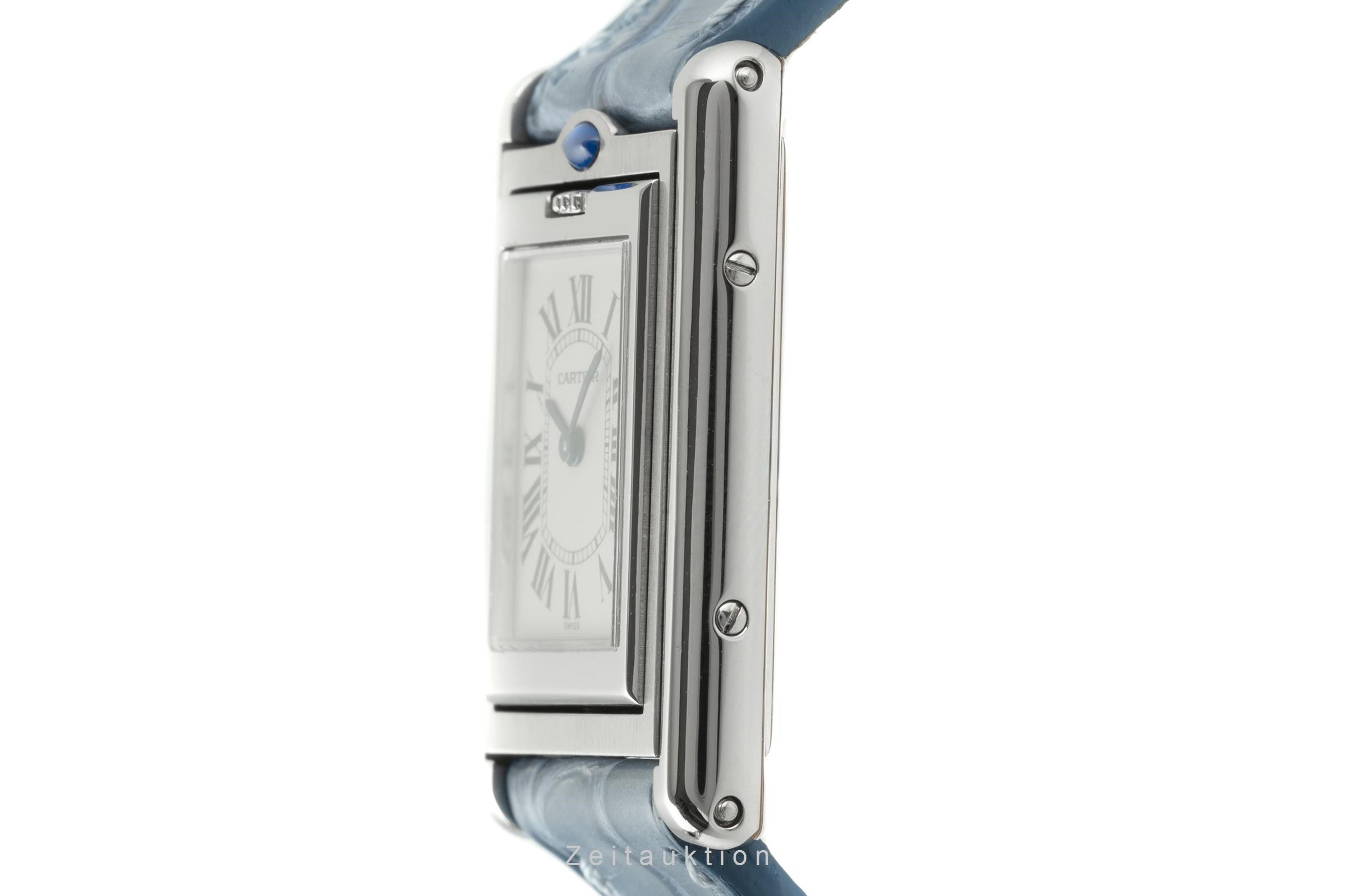 Cartier Basculante acero cuarzo reloj para damas  2386  [2201164]
