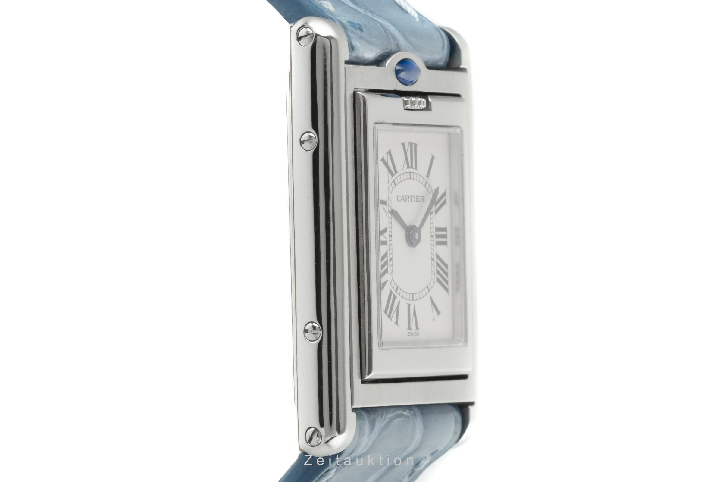 Cartier Basculante acero cuarzo reloj para damas  2386  [2201164]