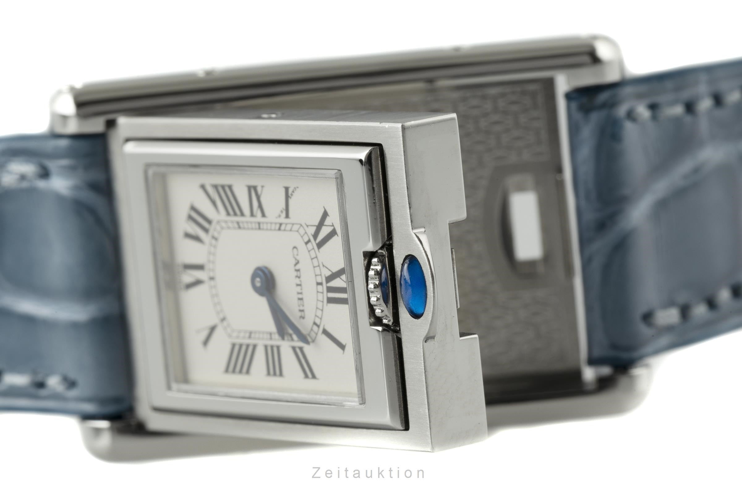 Cartier Basculante acero cuarzo reloj para damas  2386  [2201164]