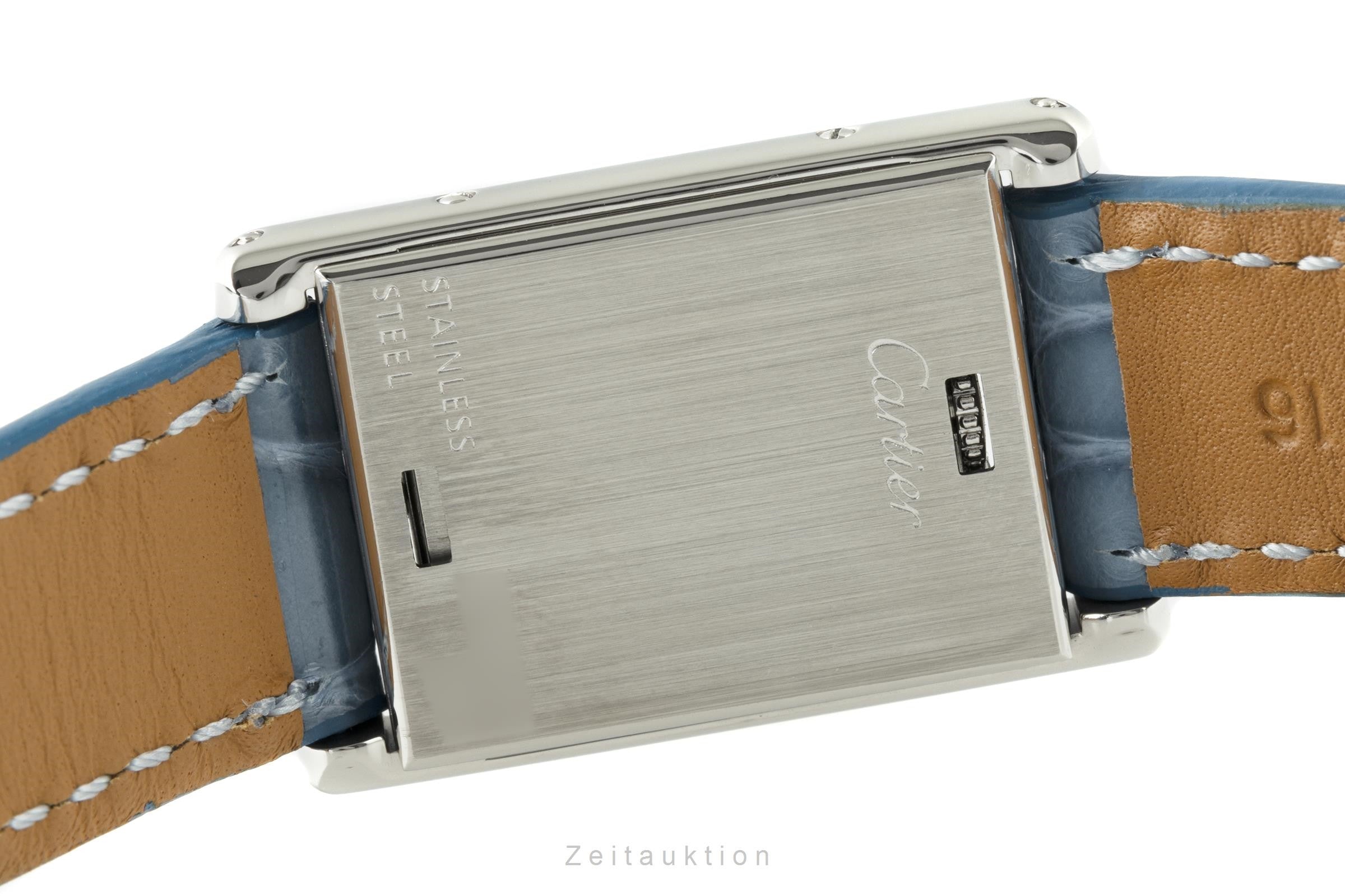 Cartier Basculante acero cuarzo reloj para damas  2386  [2201164]