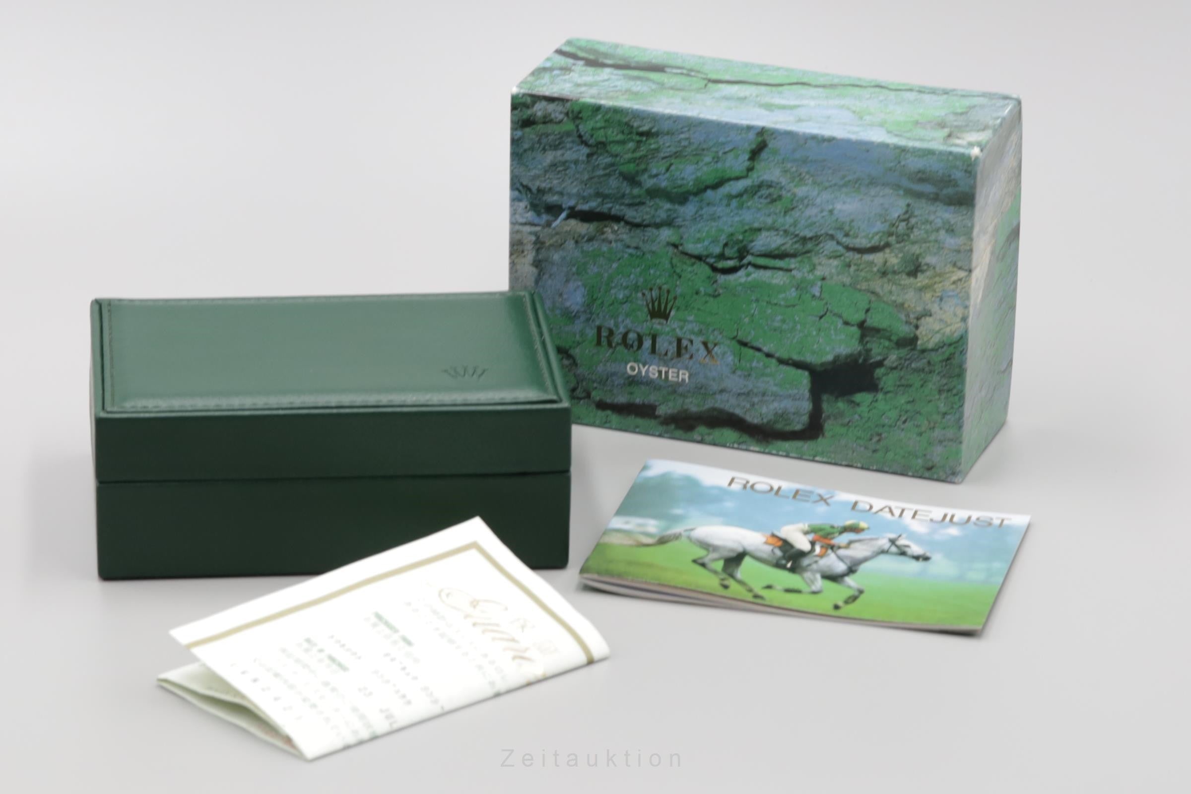 Rolex Datejust Stahl / Weissgold Automatik Herrenuhr Oyster Perpetual 16234 B&P [2201177]