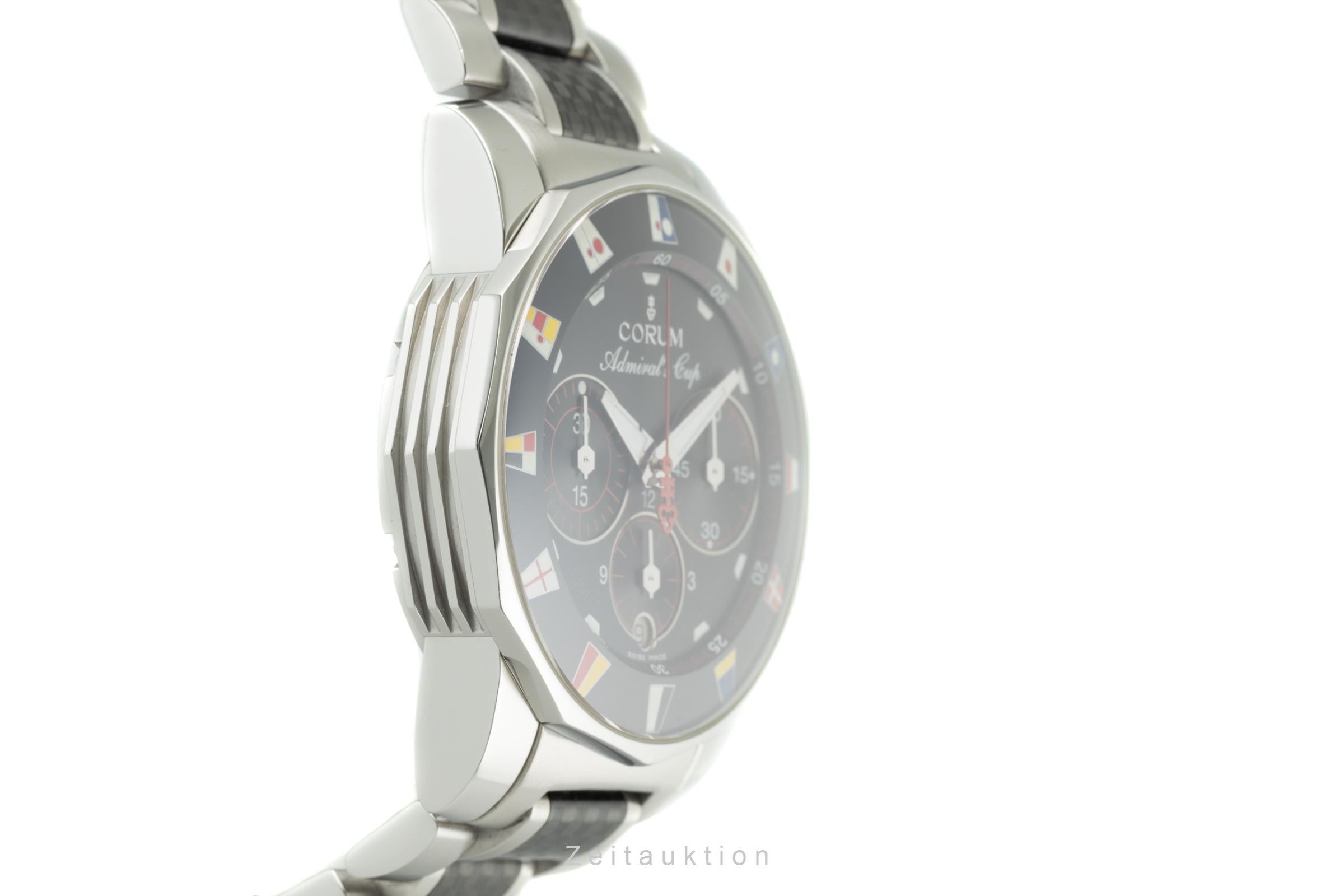 Corum Admirals Cup cronógrafo acero automático reloj para caballeros 985.631.20 Limited  [2201191]