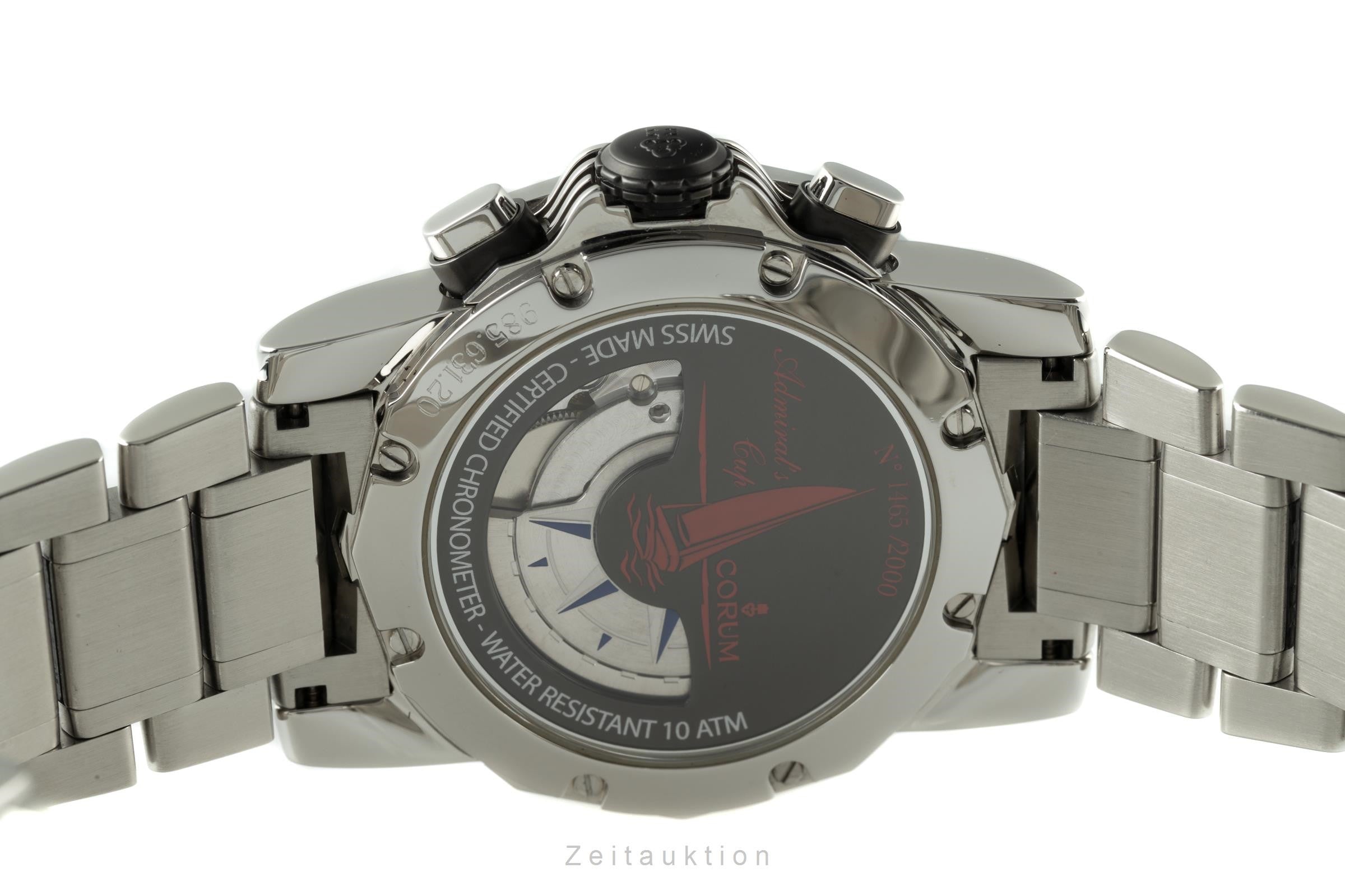 Corum Admirals Cup cronógrafo acero automático reloj para caballeros 985.631.20 Limited  [2201191]