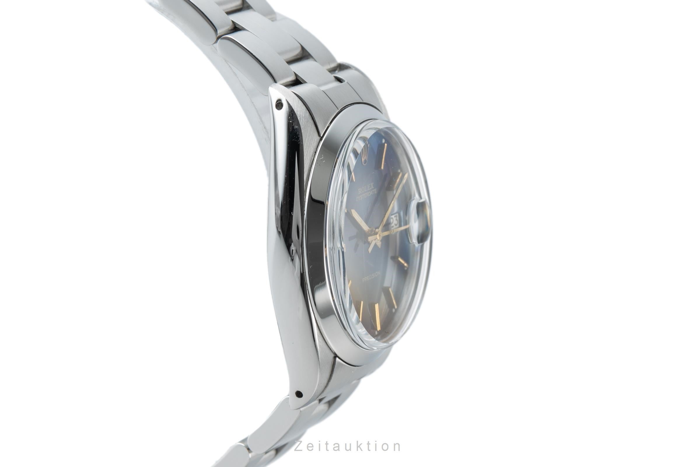 Rolex Precision acciaio carica manuale orologio da uomo 6694 Vintage  [2201216]