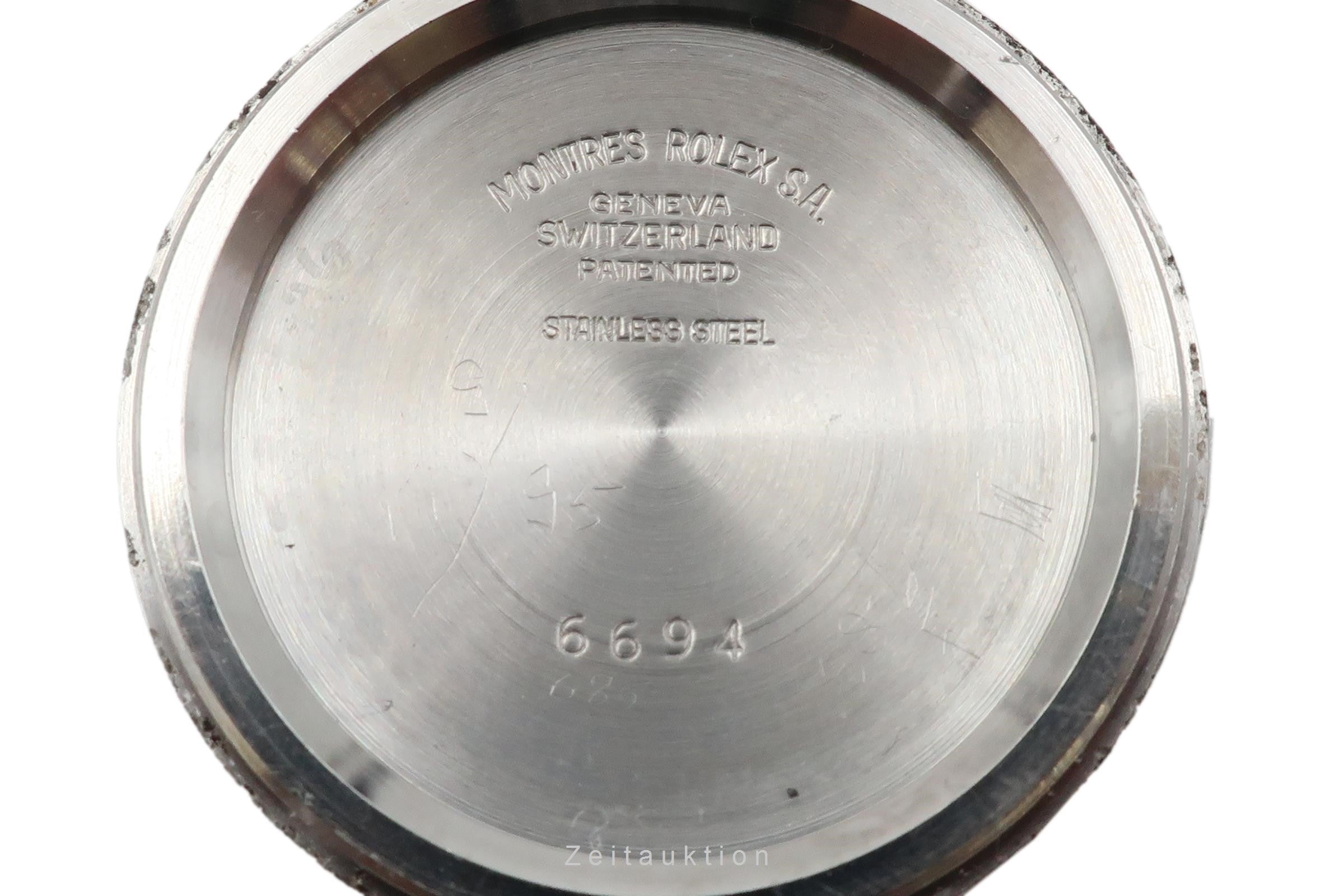 Rolex Precision acciaio carica manuale orologio da uomo 6694 Vintage  [2201216]