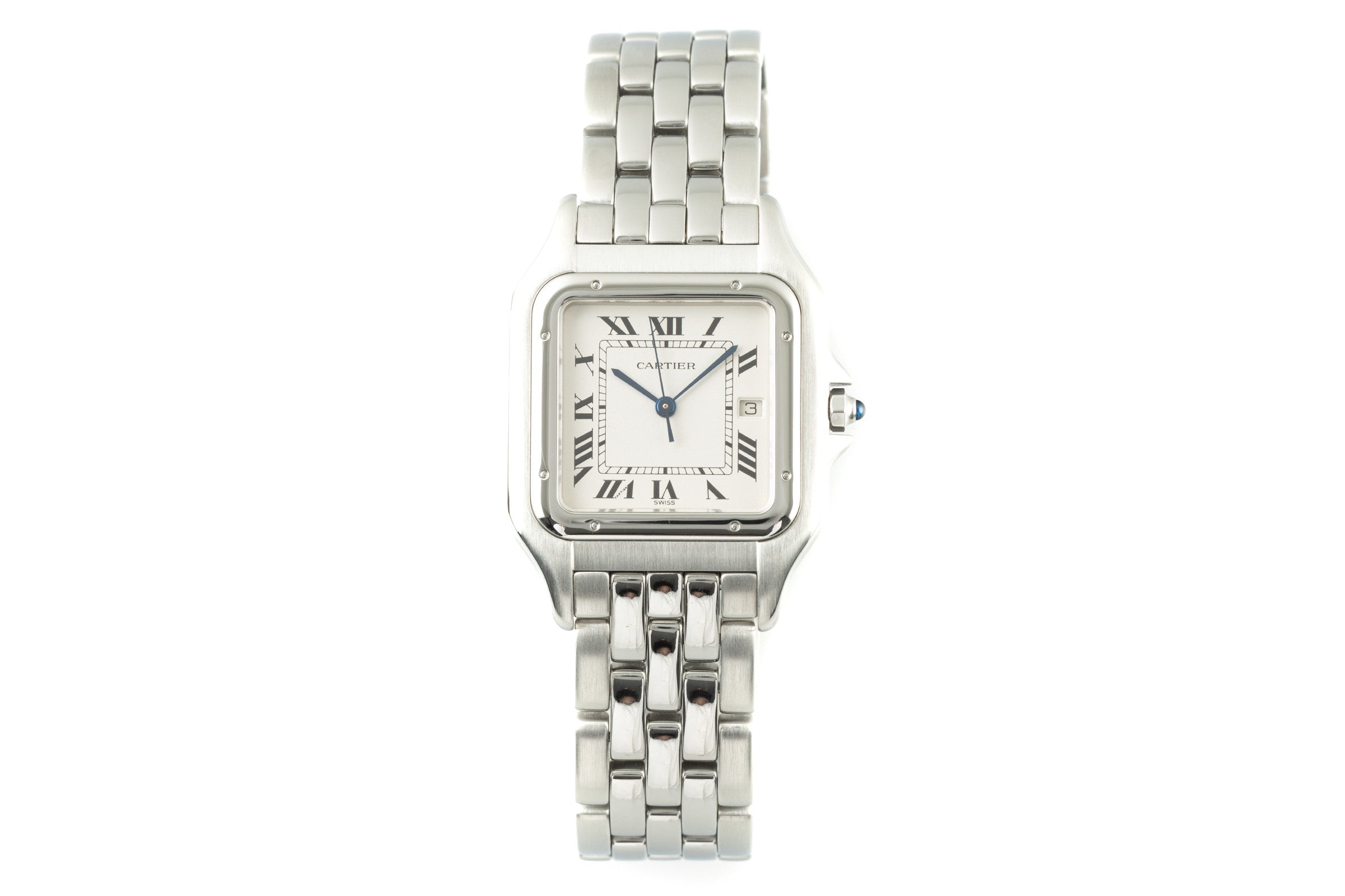 Cartier Panthere acciaio quarzo orologio da uomo 1300 LP: 4850EUR  [2201225]