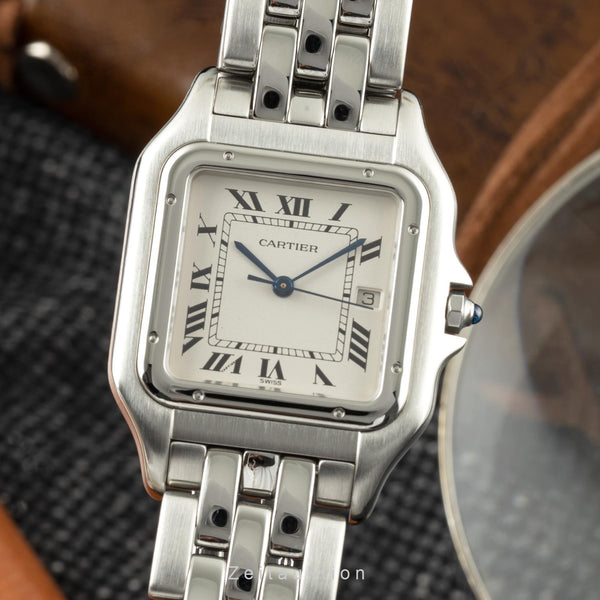 Cartier Panthere acciaio quarzo orologio da uomo 1300 LP: 4850EUR  [2201225]