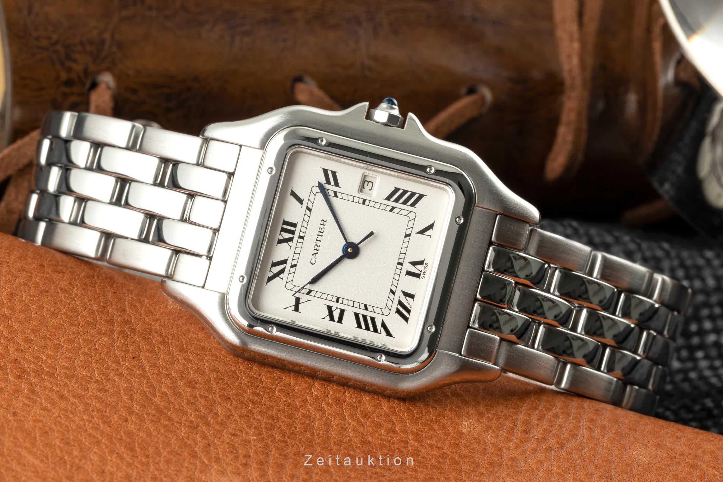 Cartier Panthere acciaio quarzo orologio da uomo 1300 LP: 4850EUR  [2201225]