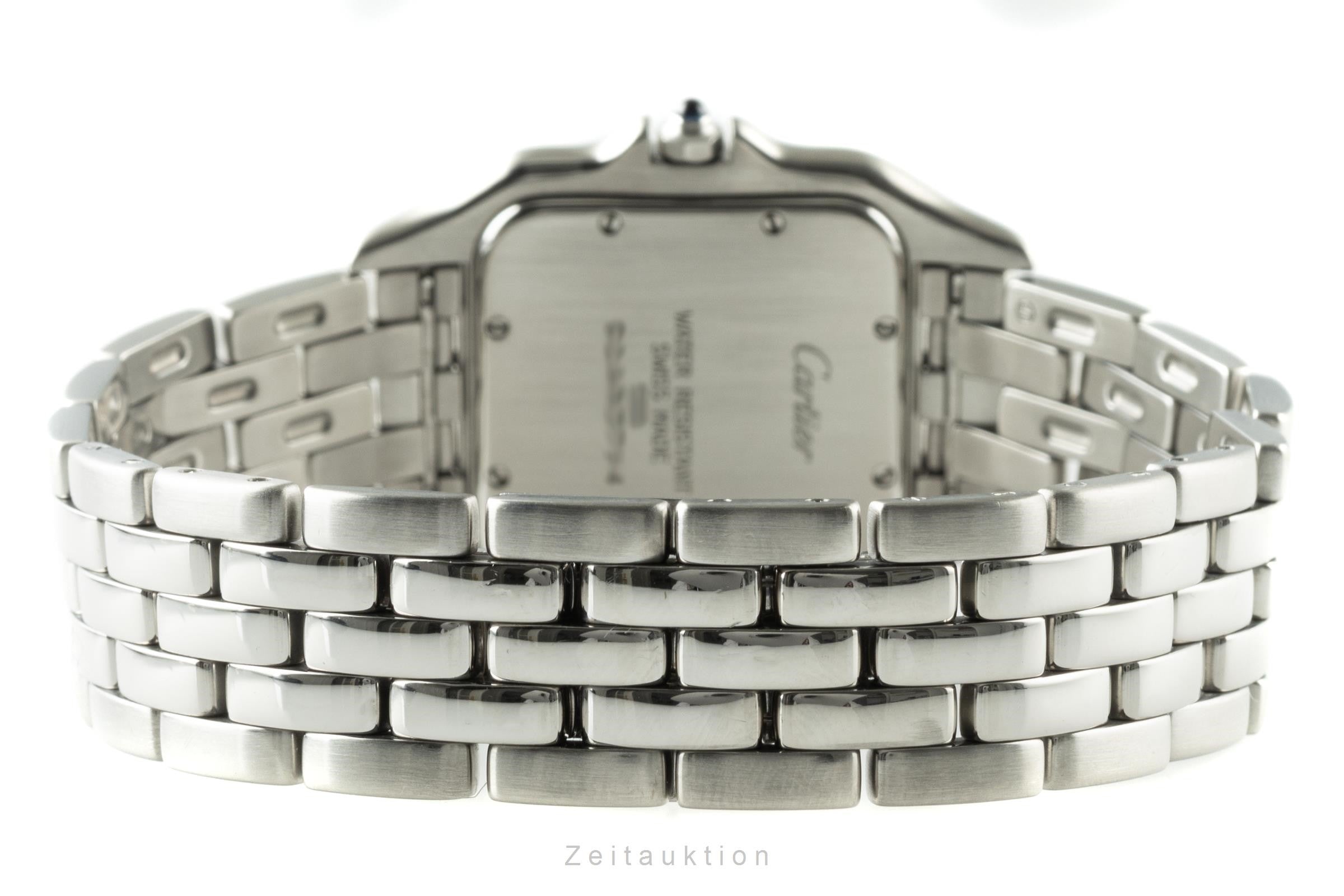 Cartier Panthere acciaio quarzo orologio da uomo 1300 LP: 4850EUR  [2201225]