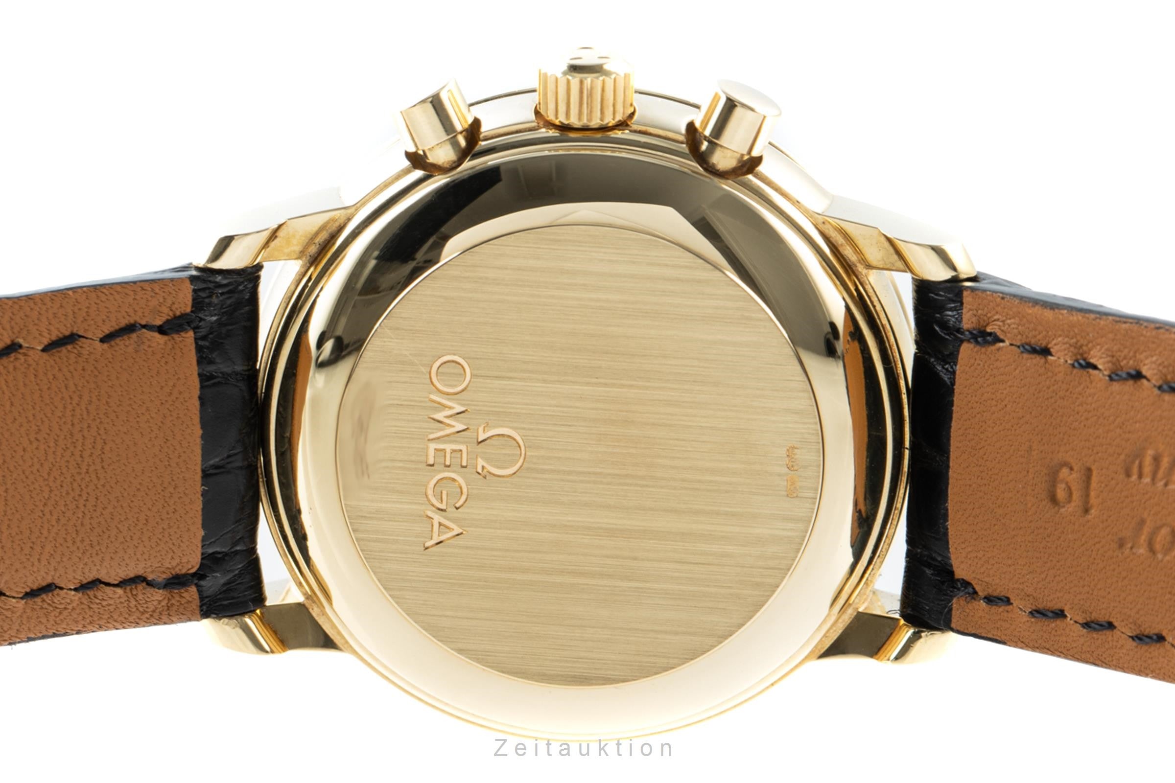 Omega De Ville Prestige Chronograph 18K Gold Handaufzug Herrenuhr Ref 4640.31.00 [2201255]