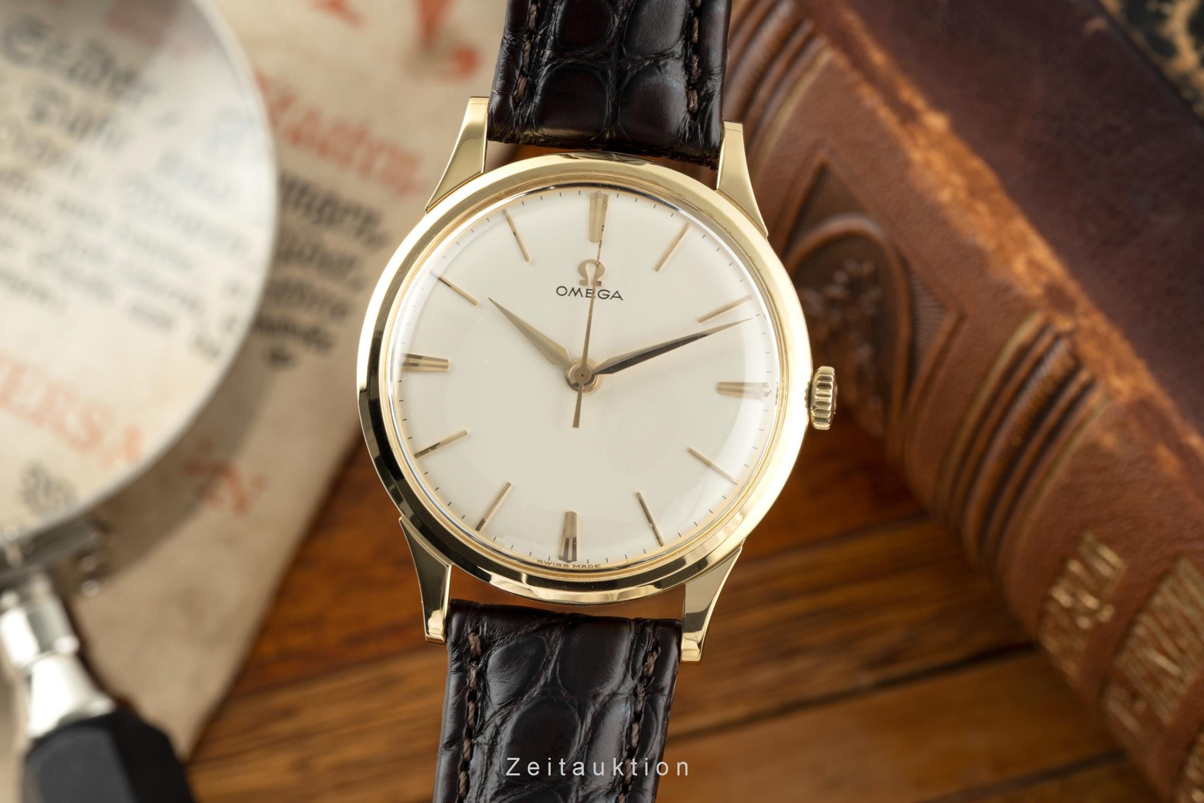 Omega 18 ct gold manual winding men's watch 14708  Vintage  [2201256]