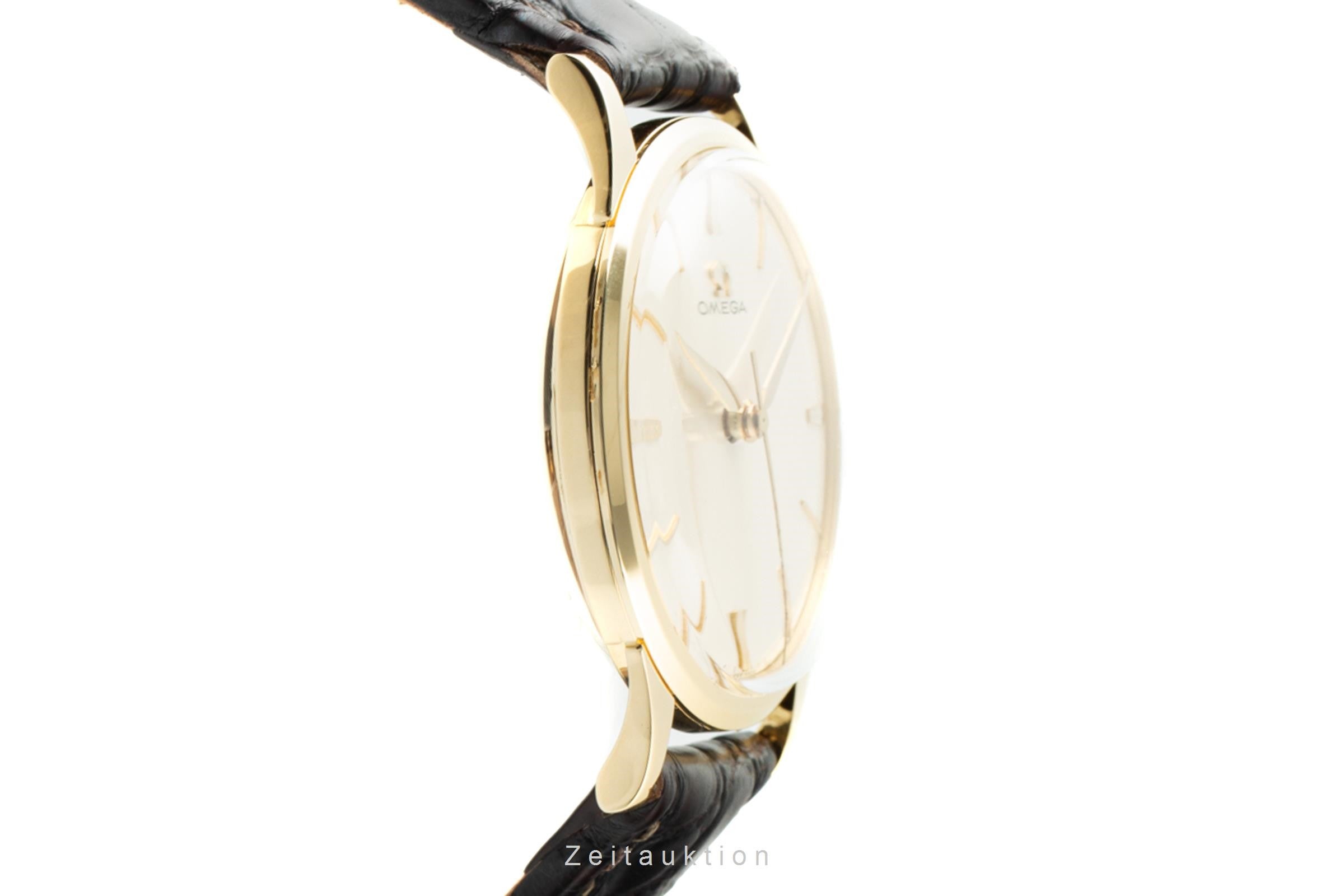 Omega oro 18 ct carica manuale orologio da uomo 14708  Vintage  [2201256]