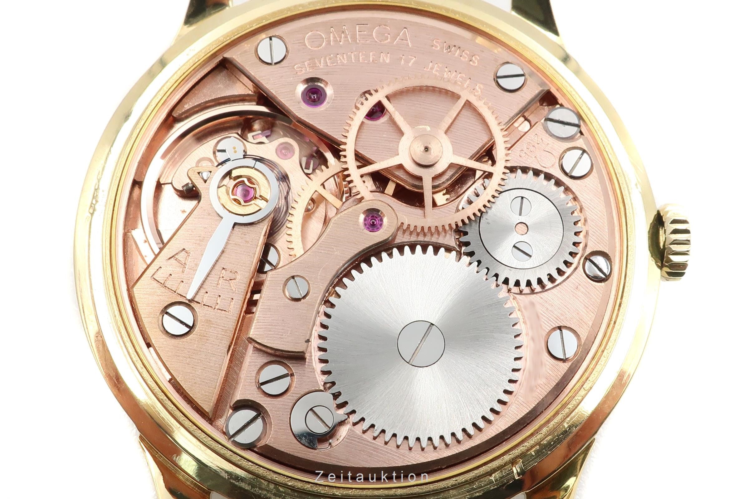 Omega oro 18 ct carica manuale orologio da uomo 14708  Vintage  [2201256]