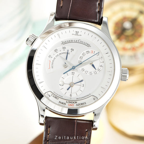 Jaeger LeCoultre Master Geographic acciaio automatismo orologio da uomo 142.8.92 LP: 12500EUR  [2201346]