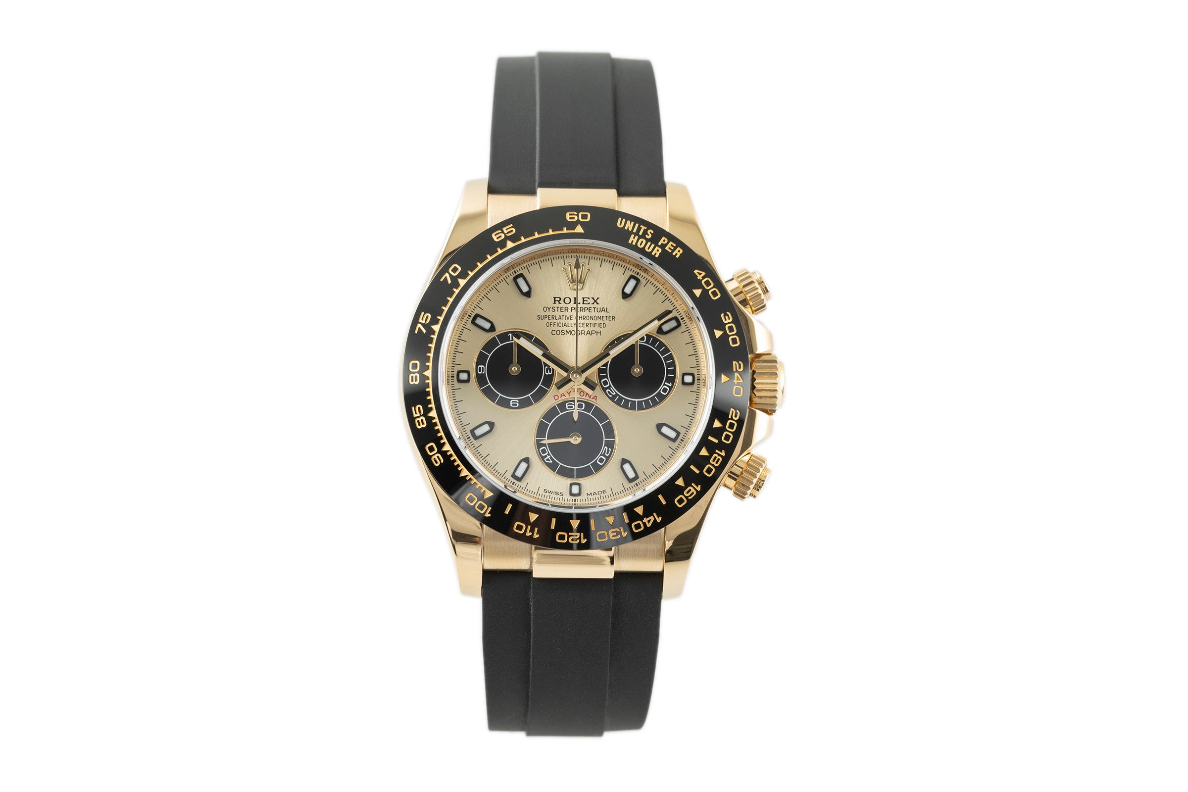 Rolex Daytona 18K Gold Chronograph Herrenuhr Oyster Perpetual 116518LN B&P 2020 [2201482]