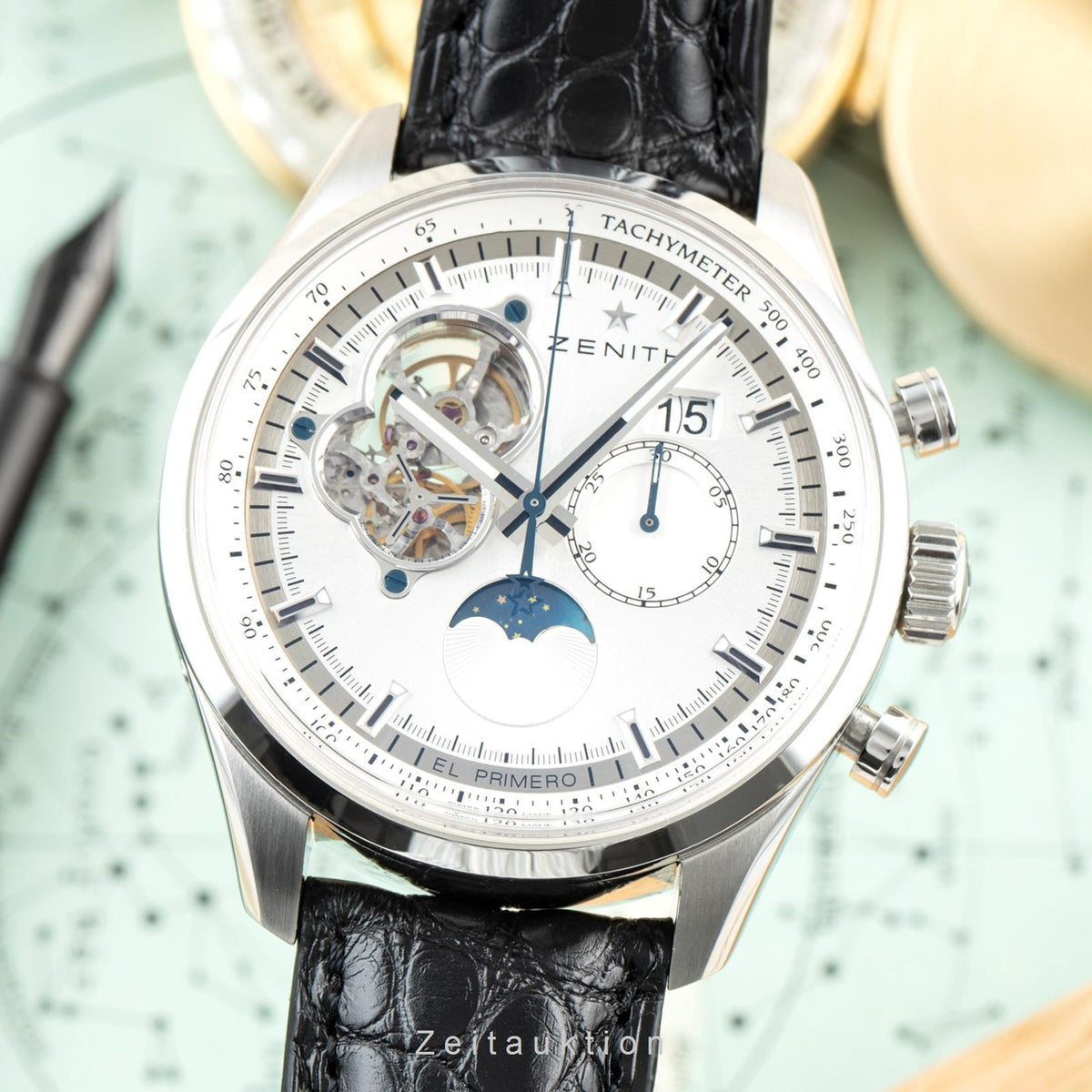 Zenith El Primero chronographe acier automatique 4047 Ref