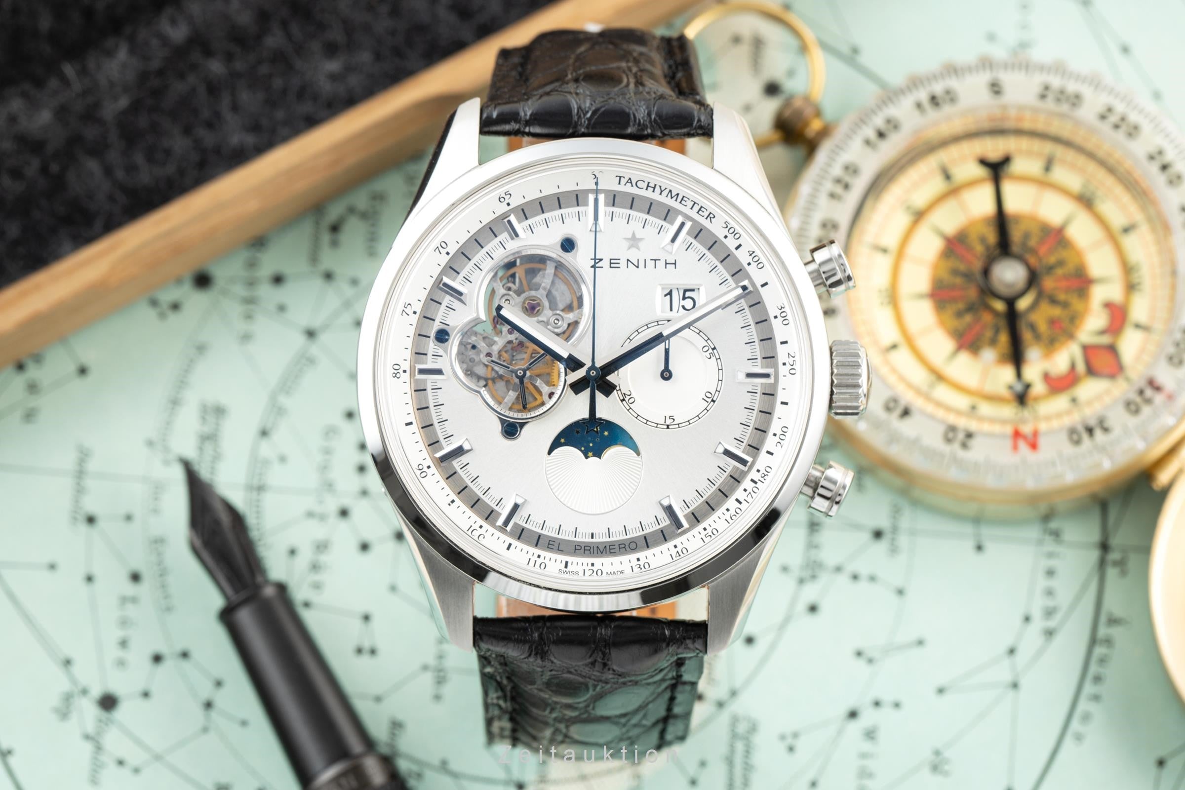 Zenith El Primero chronograph steel automatic men's watch 03.2160.4047 LP: 10100EUR  [2201512]