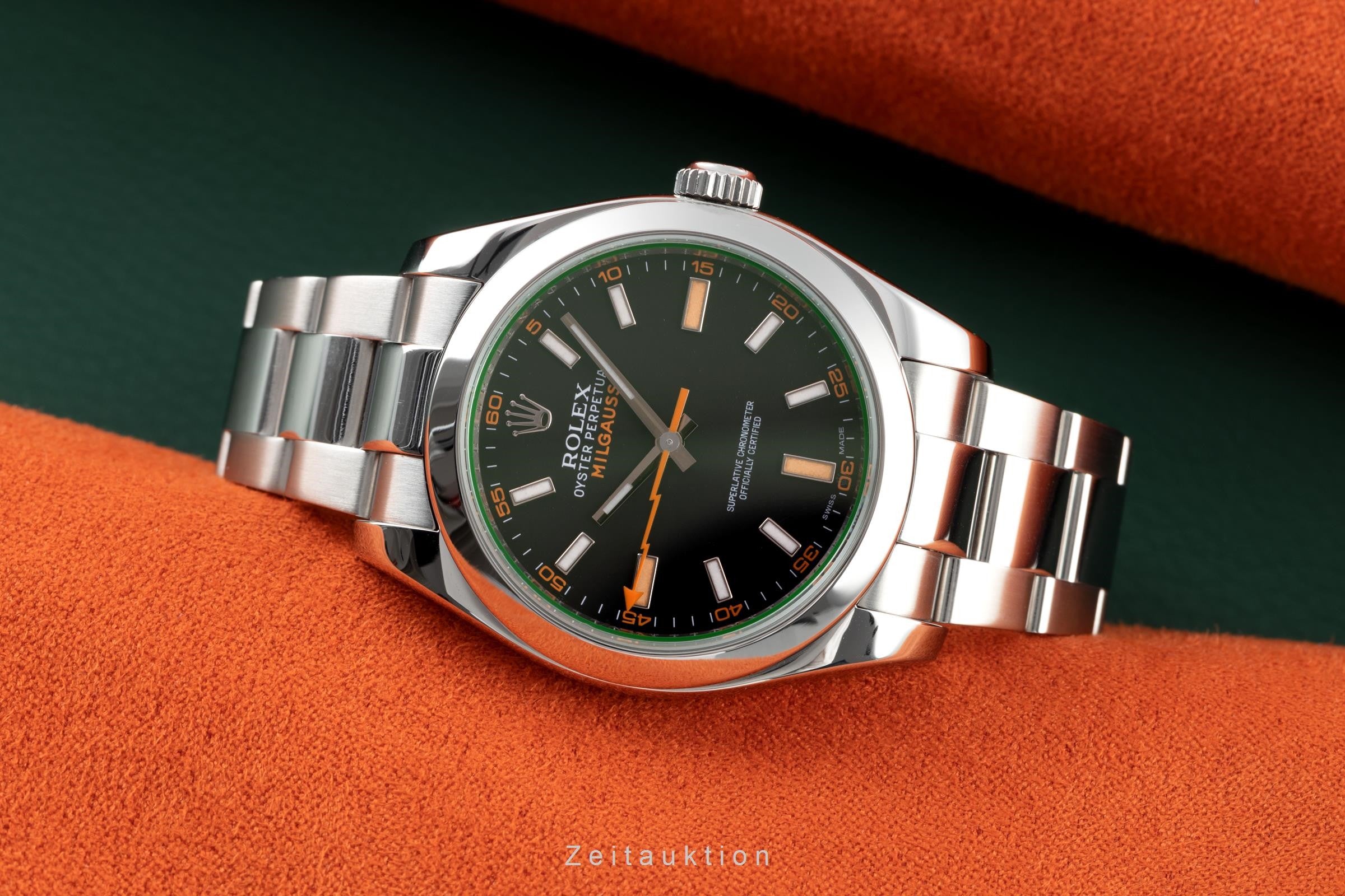 Rolex Milgauss acero automático reloj para caballeros 116400  [2201640]