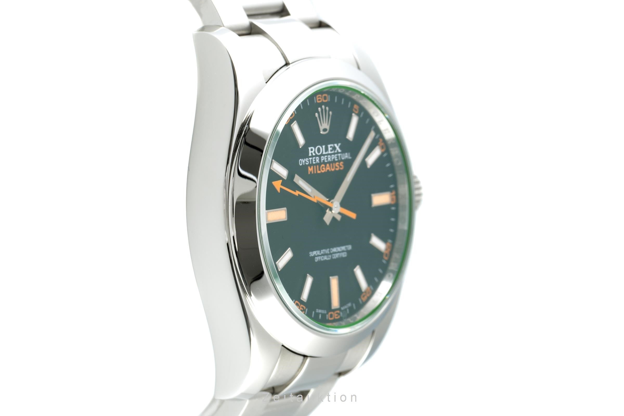Rolex Milgauss acero automático reloj para caballeros 116400  [2201640]