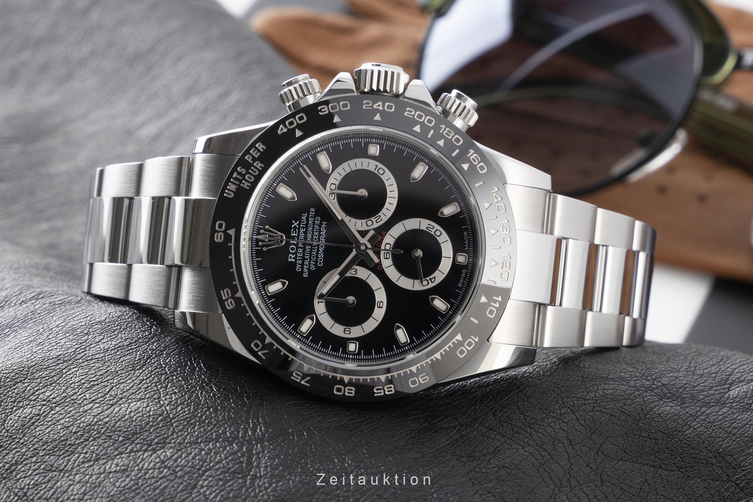 Rolex Daytona chronograph ceramic steel automatic 4130 Ref