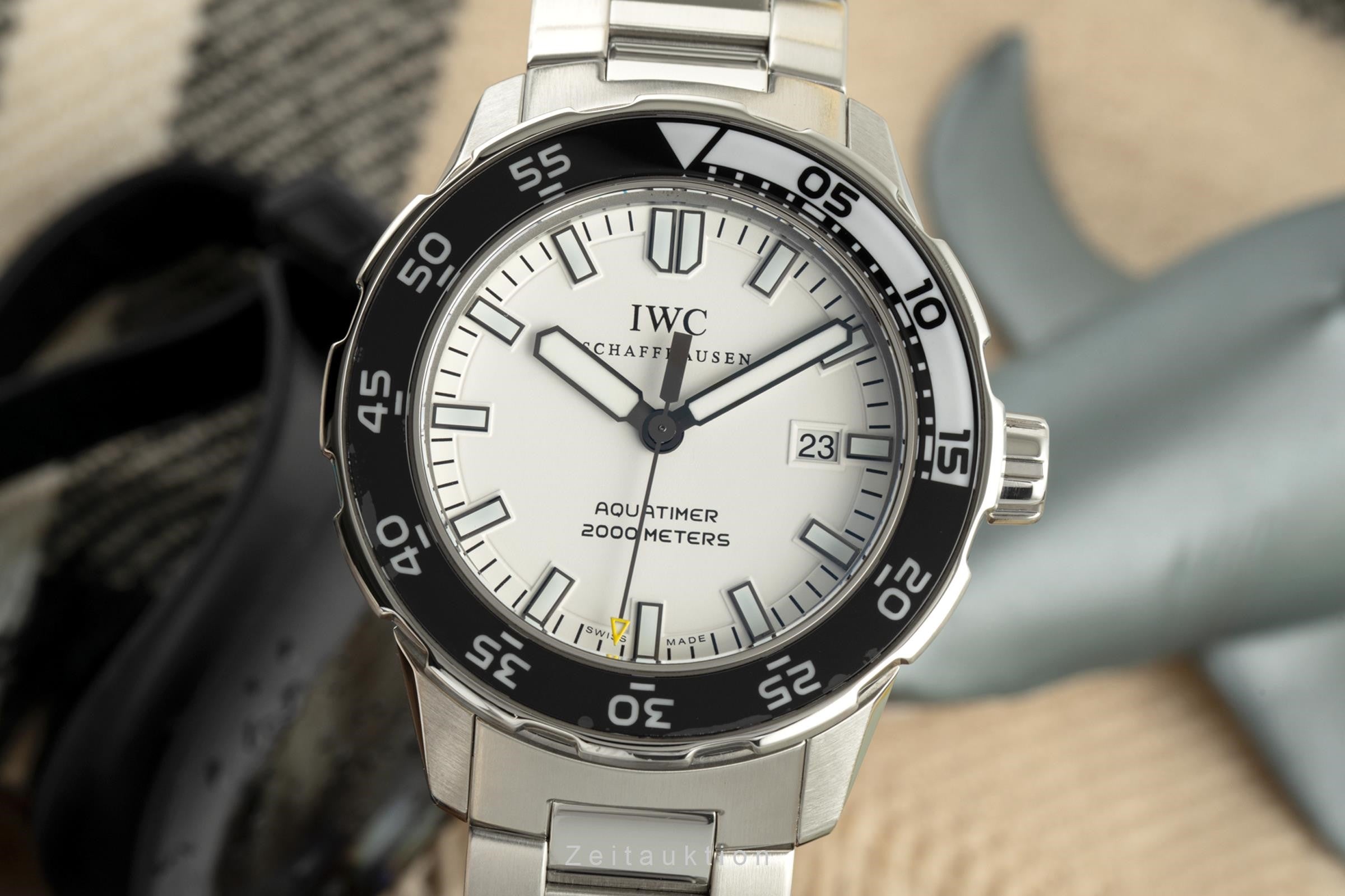 IWC Aquatimer acciaio automatismo orologio da uomo 3568 LP: 7750EUR  [2201868]