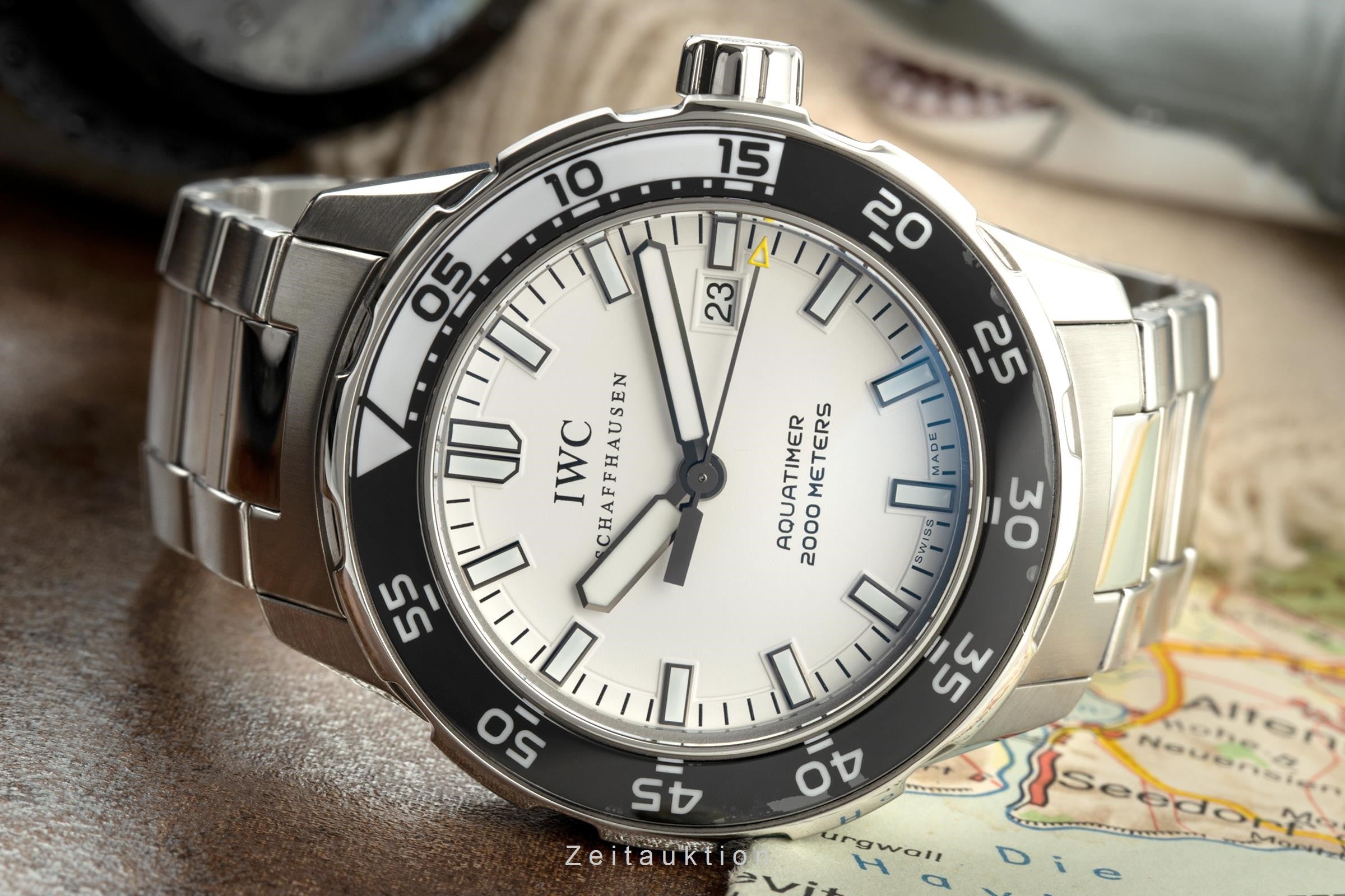 IWC Aquatimer Automatic 2000 Automatik Edelstahl Herrenuhr Ref. 3568 VP: 7550 € [2201868]
