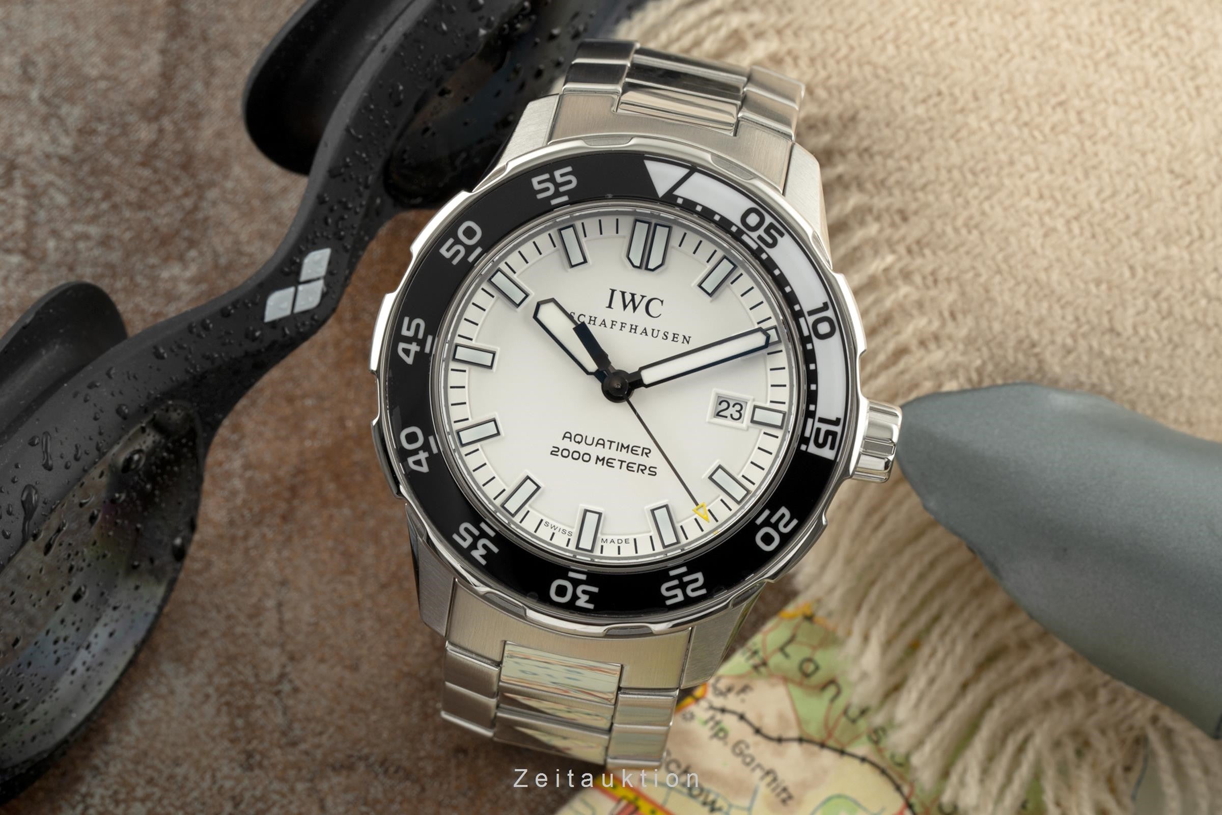 IWC Aquatimer Automatic 2000 Automatik Edelstahl Herrenuhr Ref. 3568 VP: 7550 € [2201868]