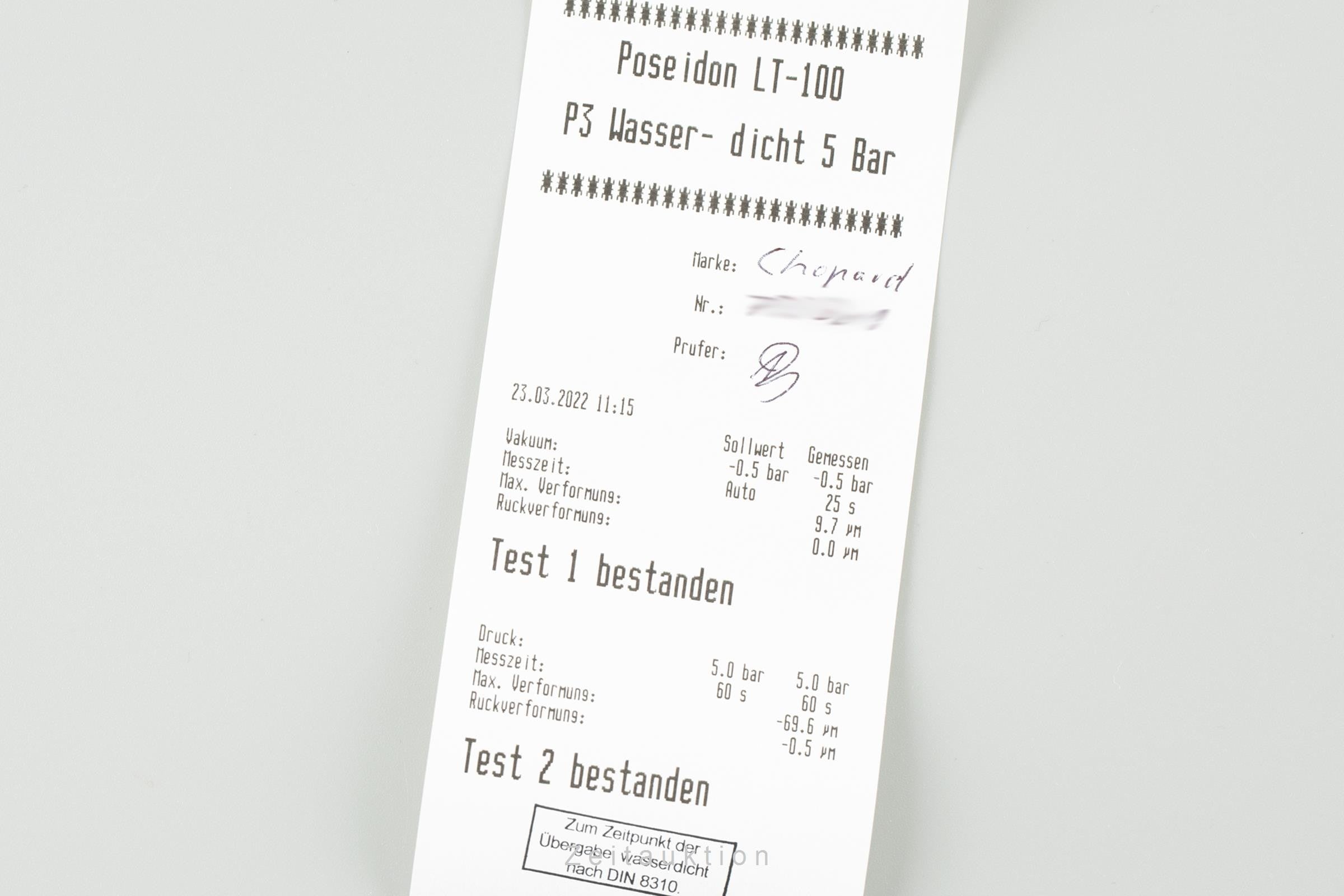 Chopard Mille Miglia chronograph titanium automatic men's watch 8407  [2201869]