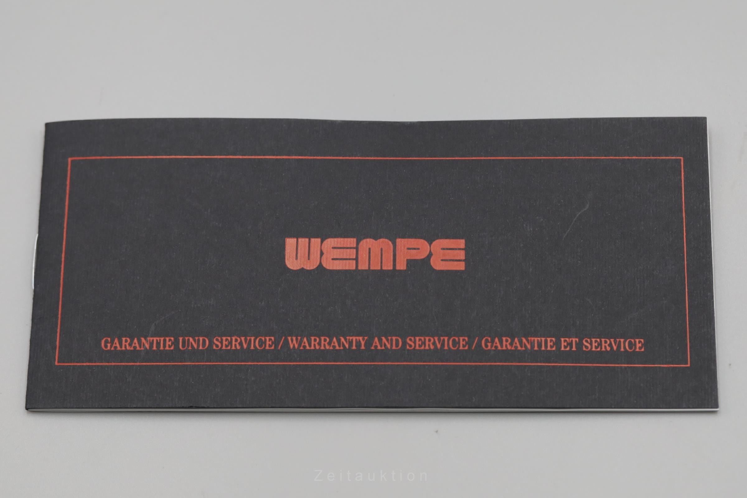 Nomos Glashütte Tangente 950 Platin Handaufzug Herrenuhr Box & Papiere 2000 [2201942]