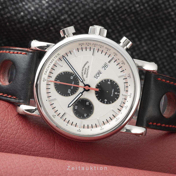 Mühle Teutonia SC chronograph steel automatic men's watch M1-29-45 Limited  [2201959]