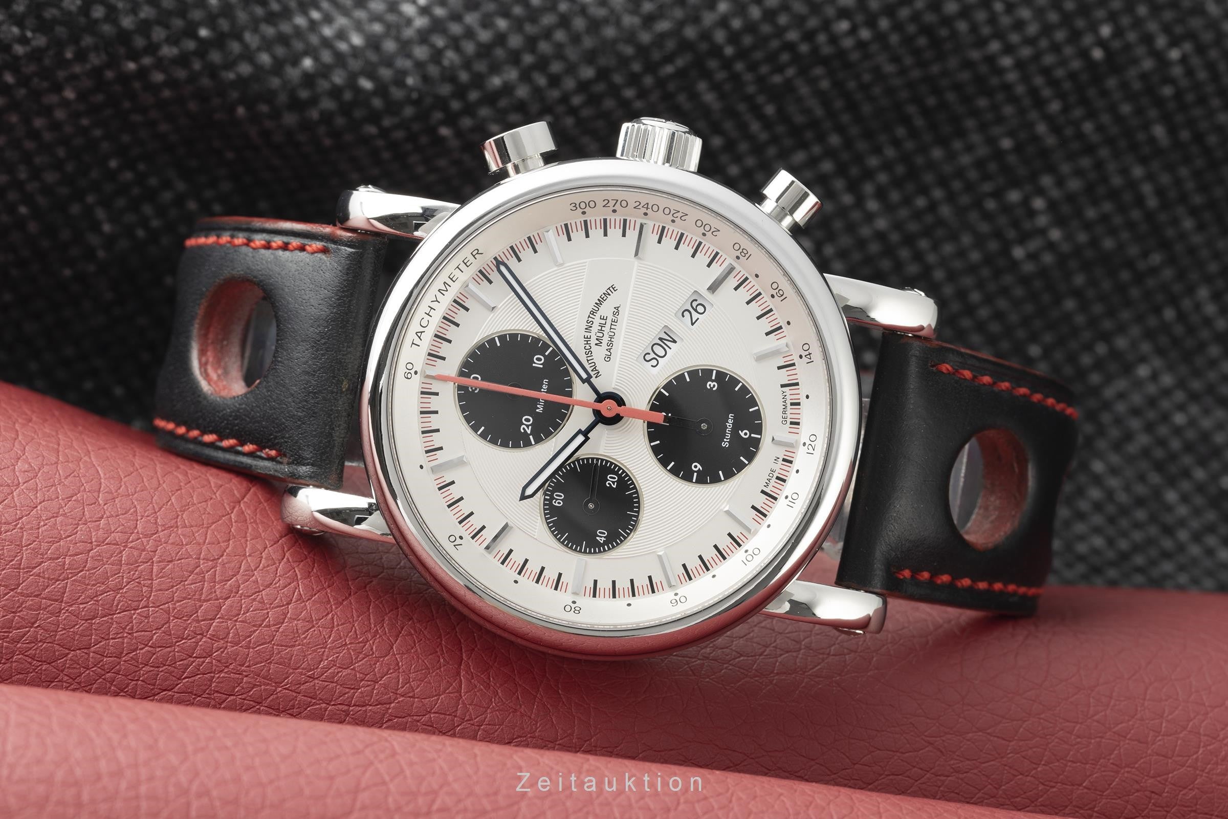 Mühle Teutonia SC chronographe acier automatique montre pour hommes M1-29-45 Limited  [2201959]