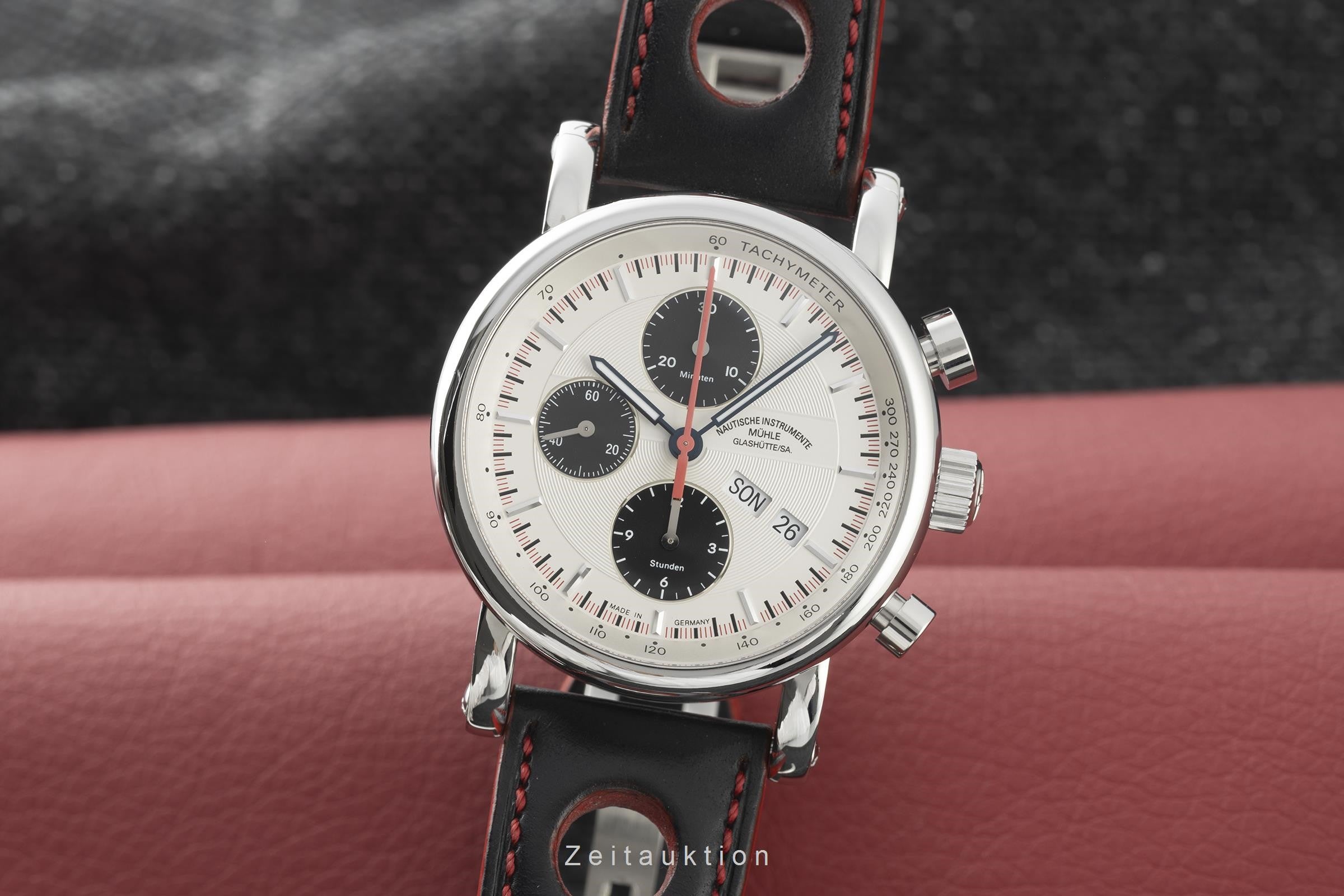Mühle Teutonia SC chronographe acier automatique montre pour hommes M1-29-45 Limited  [2201959]