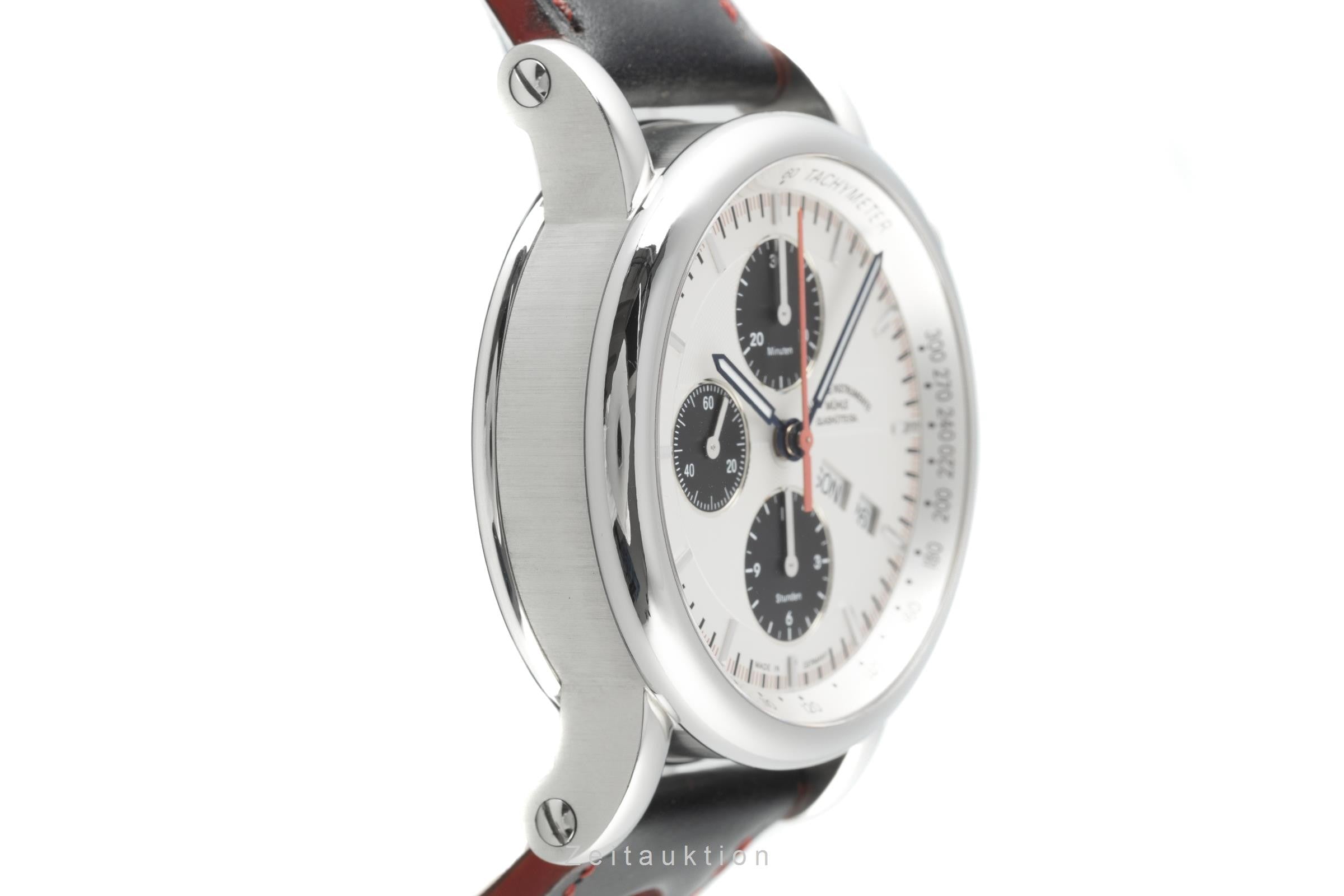 Mühle Teutonia SC chronograph steel automatic men's watch M1-29-45 Limited  [2201959]