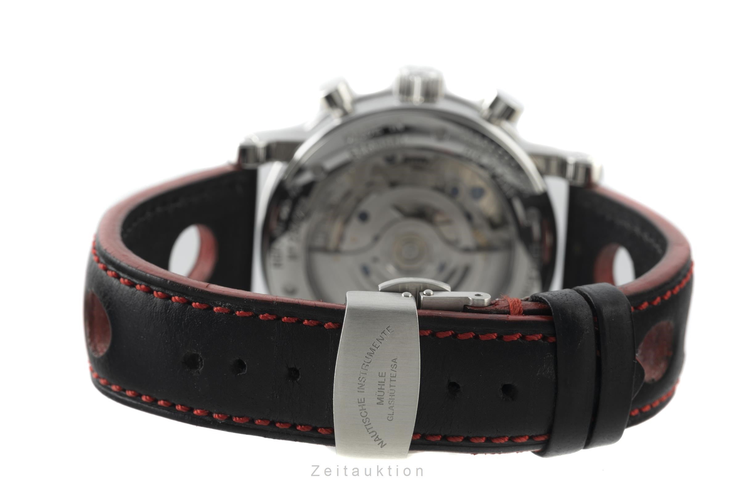 Mühle Teutonia SC chronograph steel automatic men's watch M1-29-45 Limited  [2201959]