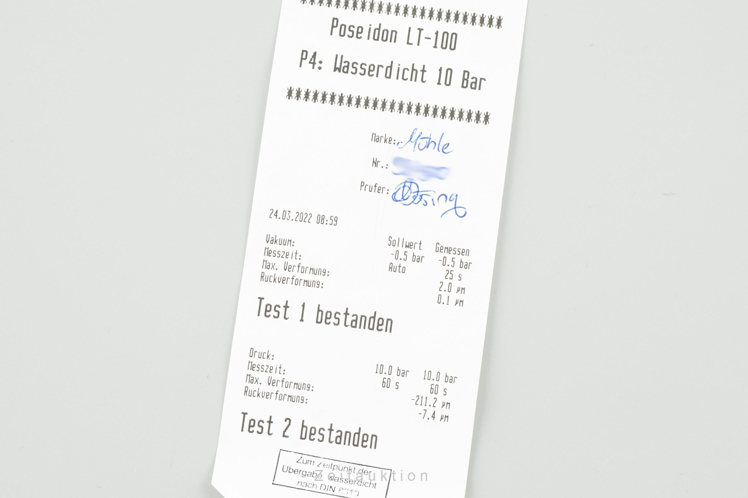 Mühle Robert Mühle steel automatic men's watch M1-10-35 Limited  [2201961]