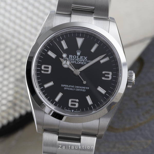 Rolex Explorer acciaio automatismo orologio da uomo 124270  [2201995]