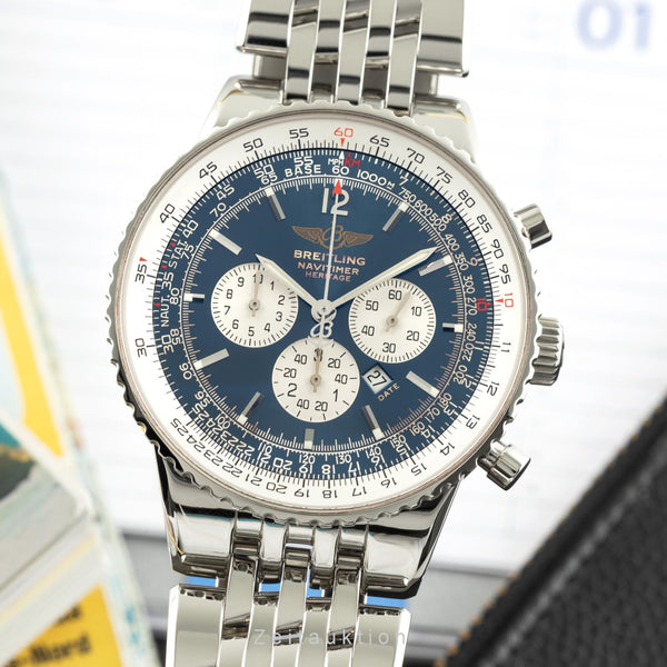 Breitling Navitimer Heritage chronographe acier automatique montre pour hommes A35340 LP: 8750EUR  [2202034]