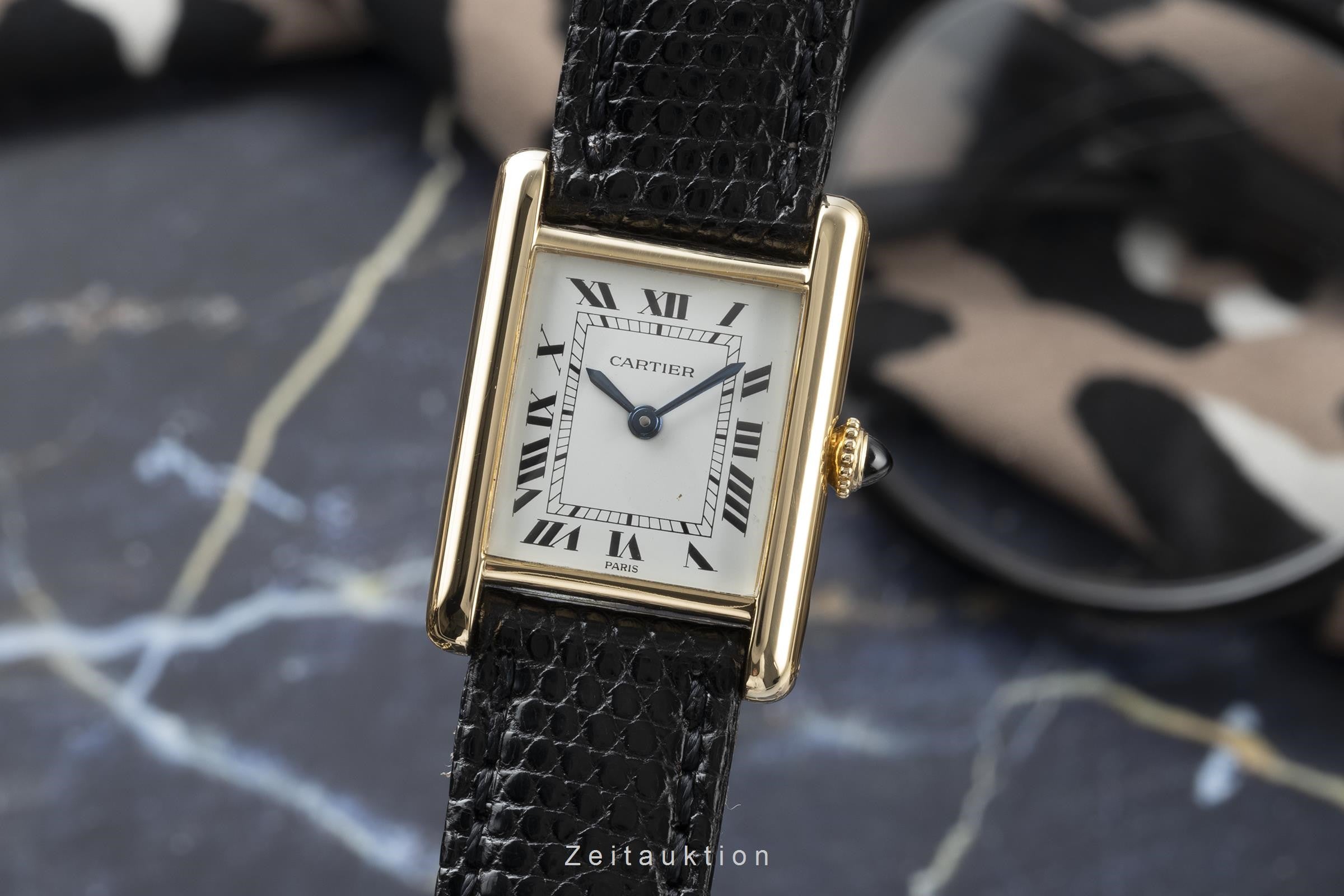 Cartier Tank oro de 18 quilates cuerda manual reloj para damas  7808 LP: 10500EUR  [2202064]