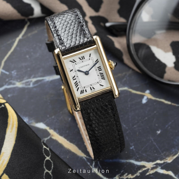 Cartier Tank oro de 18 quilates cuerda manual reloj para damas  7808 LP: 10500EUR  [2202064]