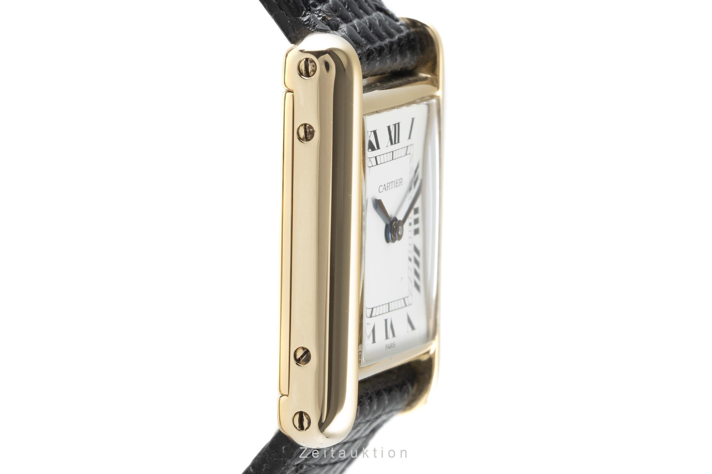 Cartier Tank oro de 18 quilates cuerda manual reloj para damas  7808 LP: 10500EUR  [2202064]