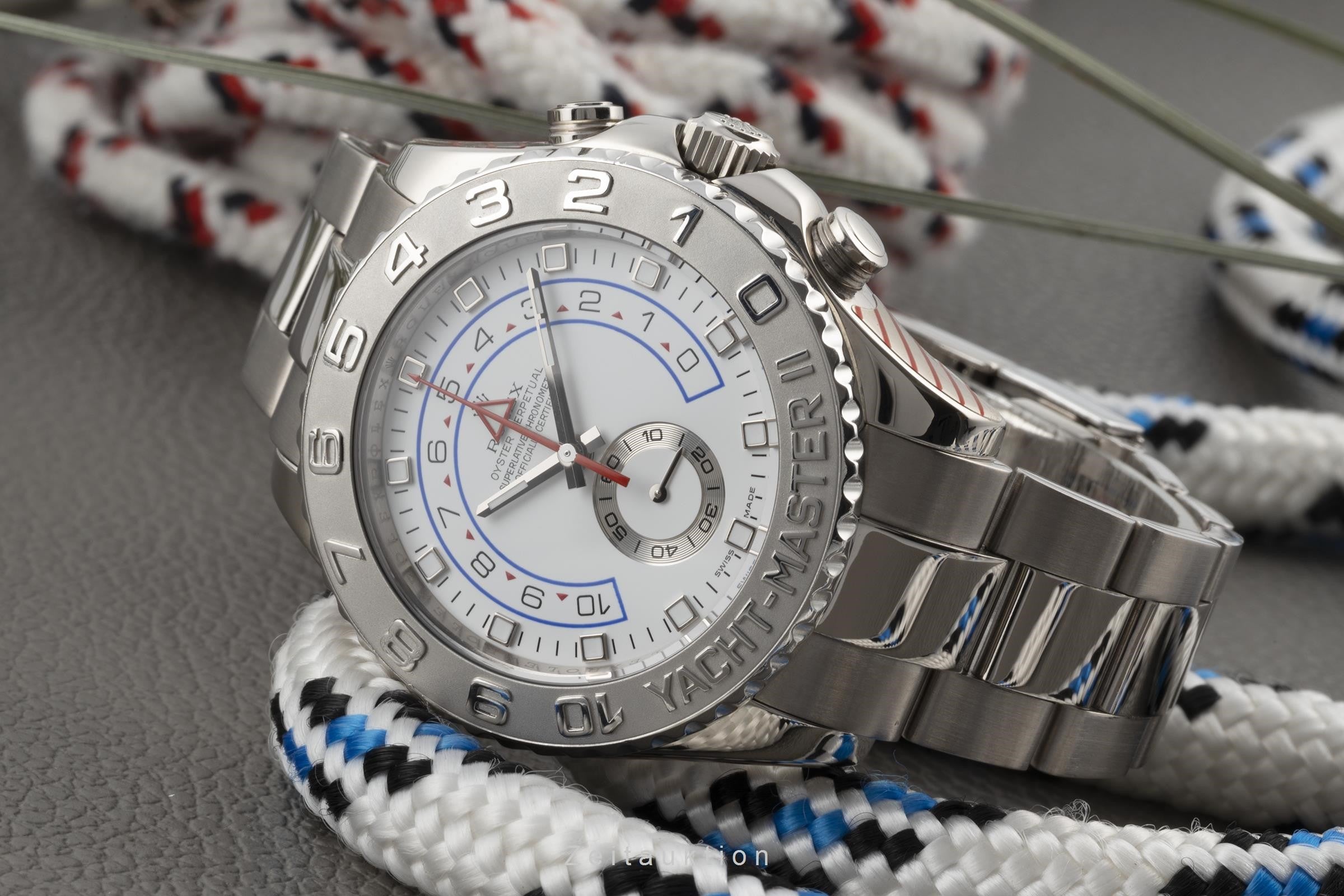 Rolex Yacht-Master II cronografo oro bianco 18 ct automatismo orologio da uomo 116689  [2202088]