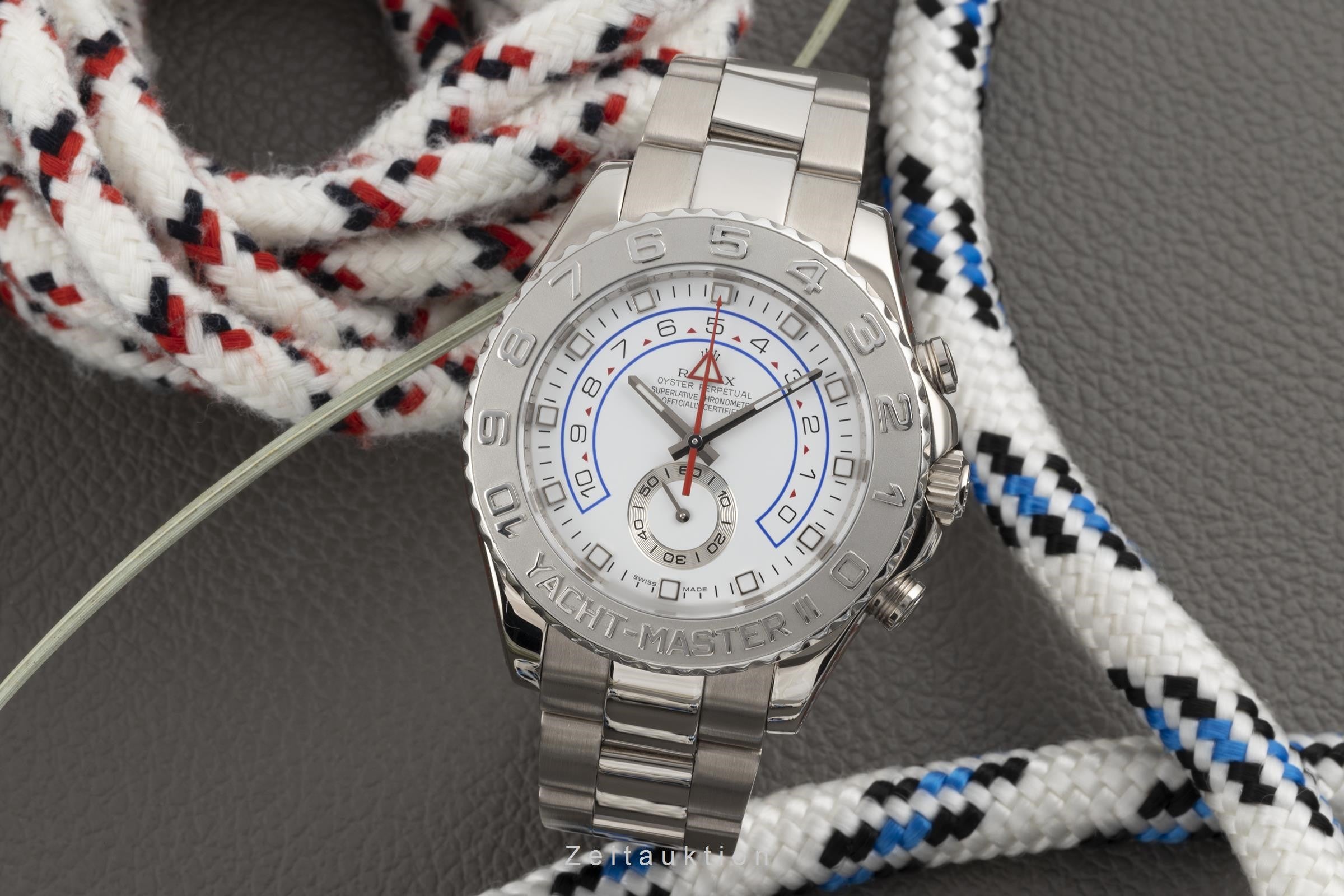 Rolex Yacht-Master II cronografo oro bianco 18 ct automatismo orologio da uomo 116689  [2202088]