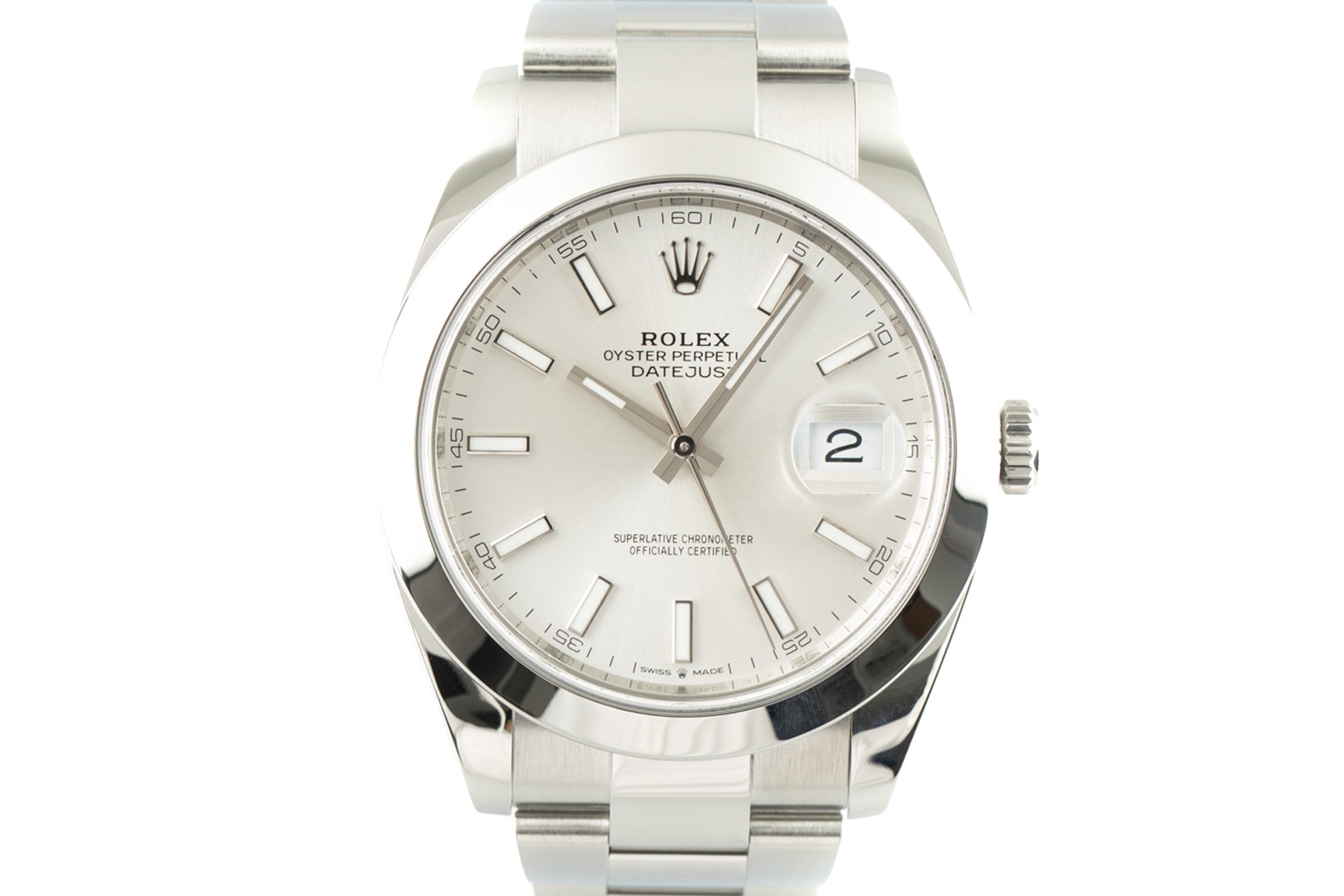 Rolex Datejust steel automatic men's watch 126300  [2202134]