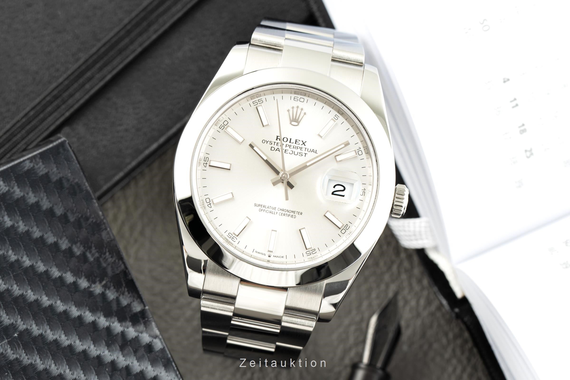 Rolex Datejust steel automatic men's watch 126300  [2202134]