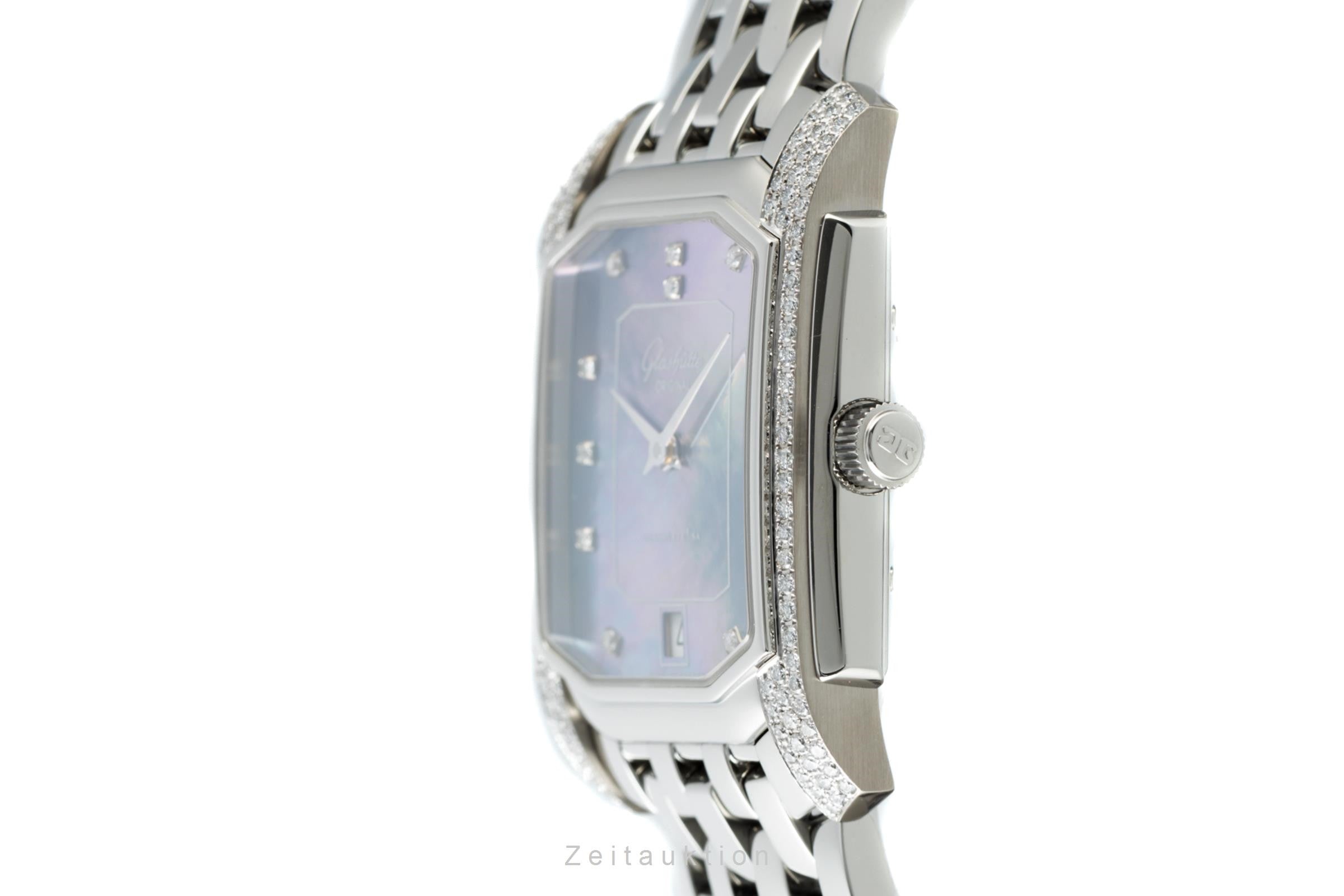 Glashütte acier automatique montre pour femmes 39-20-07-65-04  [2202205]