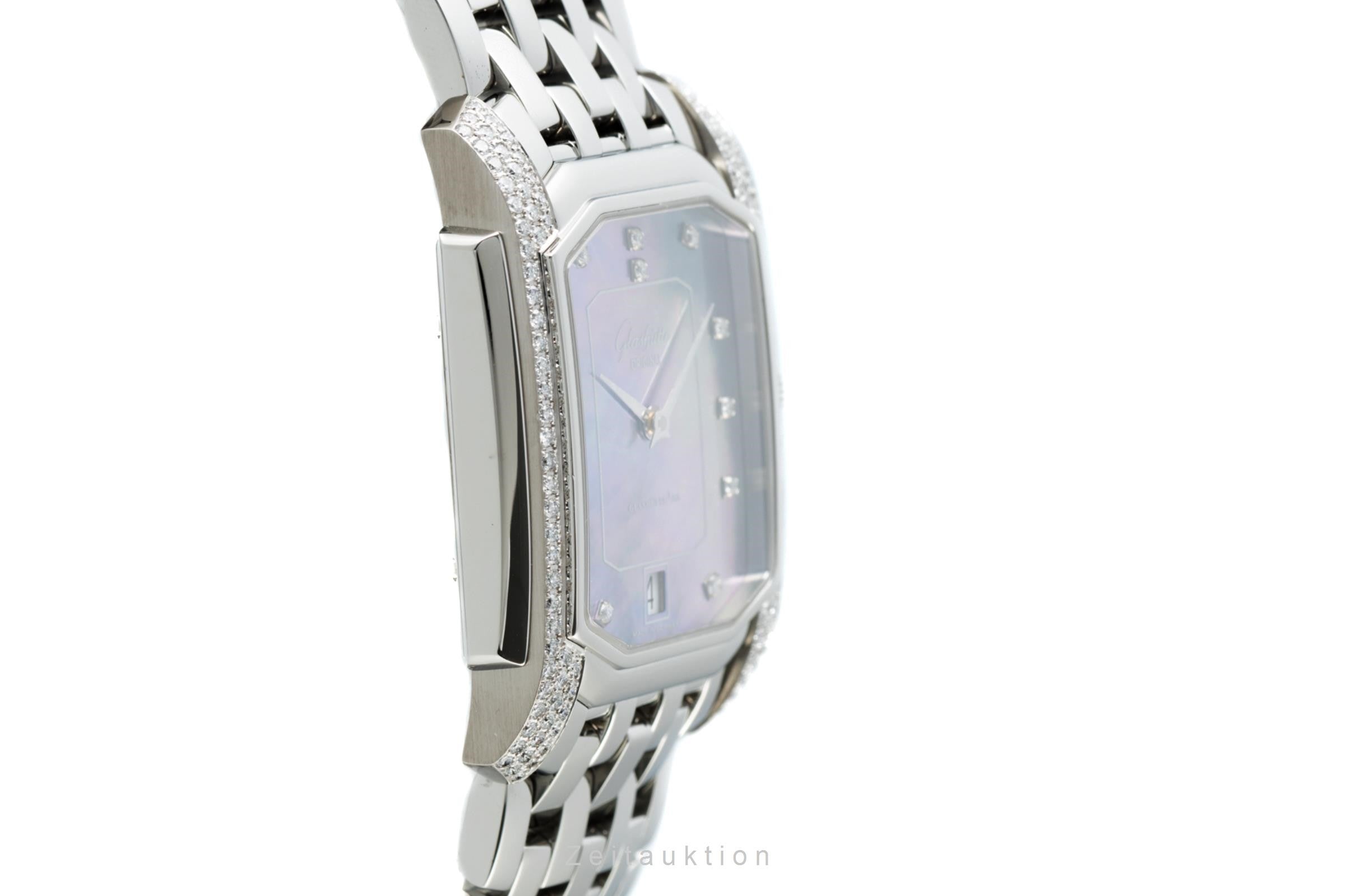 Glashütte acier automatique montre pour femmes 39-20-07-65-04  [2202205]