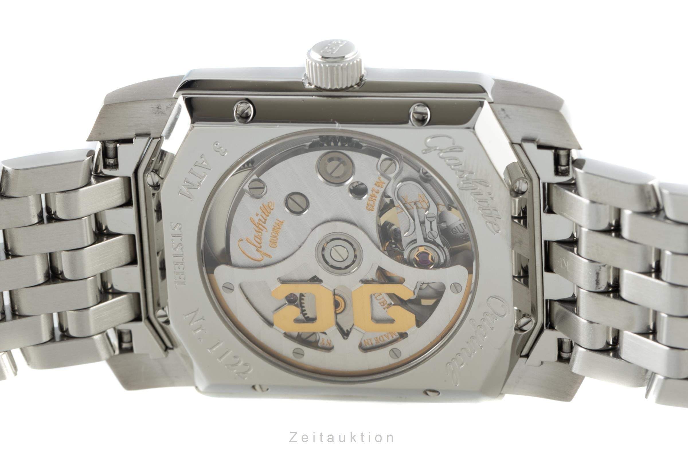 Glashütte acier automatique montre pour femmes 39-20-07-65-04  [2202205]