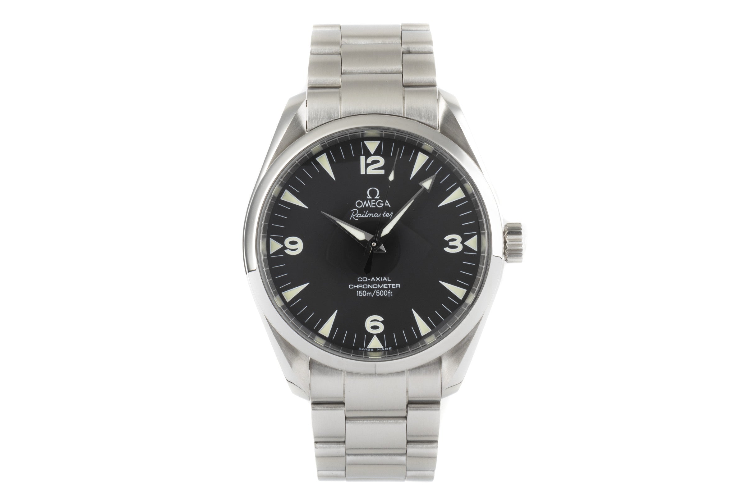 Omega Railmaster acciaio automatismo orologio da uomo 168.1110, 2502.52.00  [2202327]