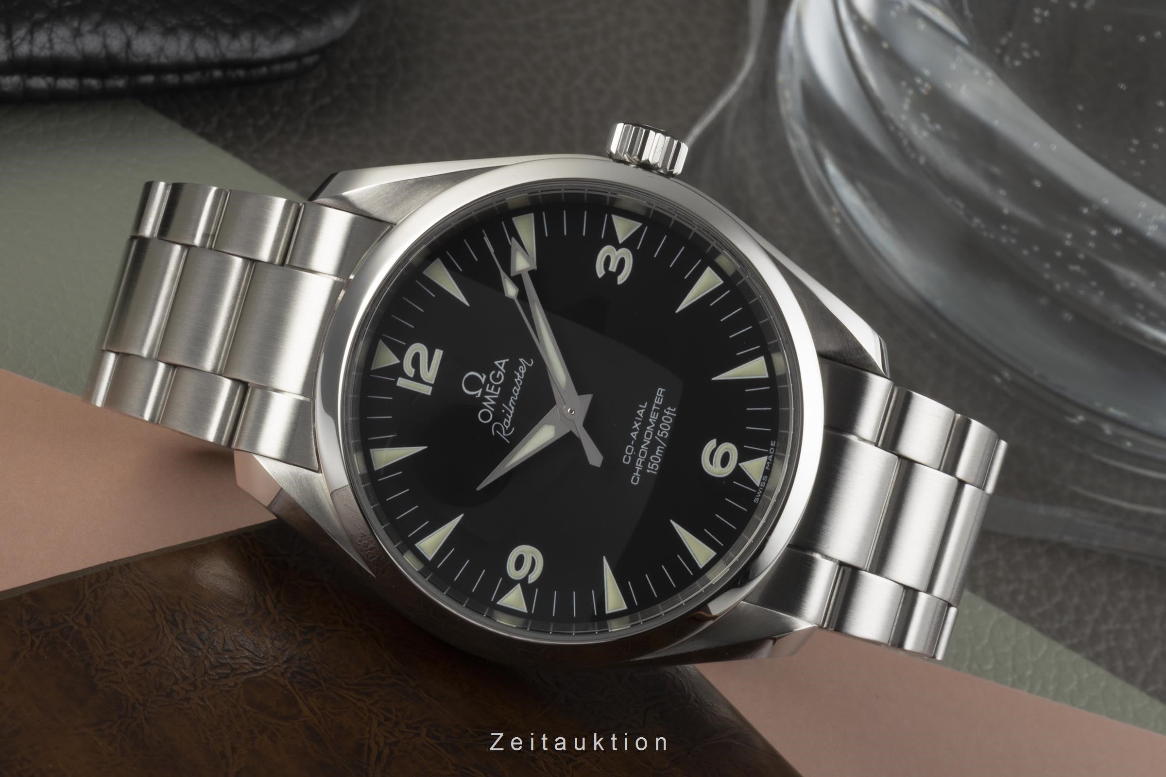 Omega Railmaster acciaio automatismo orologio da uomo 168.1110, 2502.52.00  [2202327]